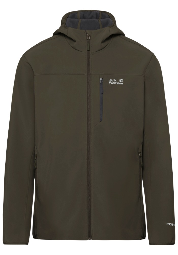 Jack Wolfskin Outdoorjacke »WILD WINDS HOODED JKT M« für Wandern und andere Aktivitäten im Freien
