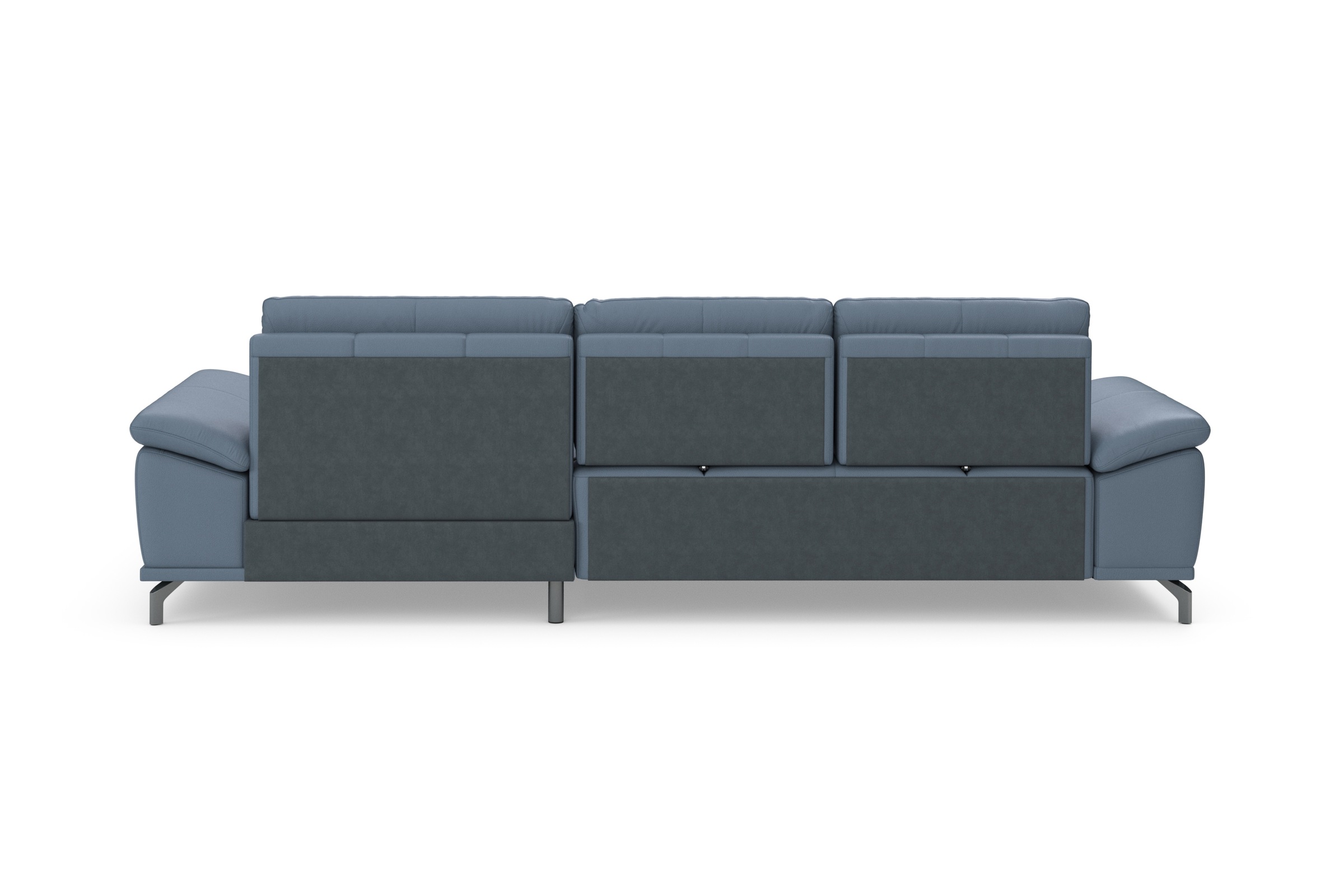 Places of Style Ecksofa Costello, mit Sitztiefenverstellung und Armlehnfunktion, incl. 3 Nierenkissen