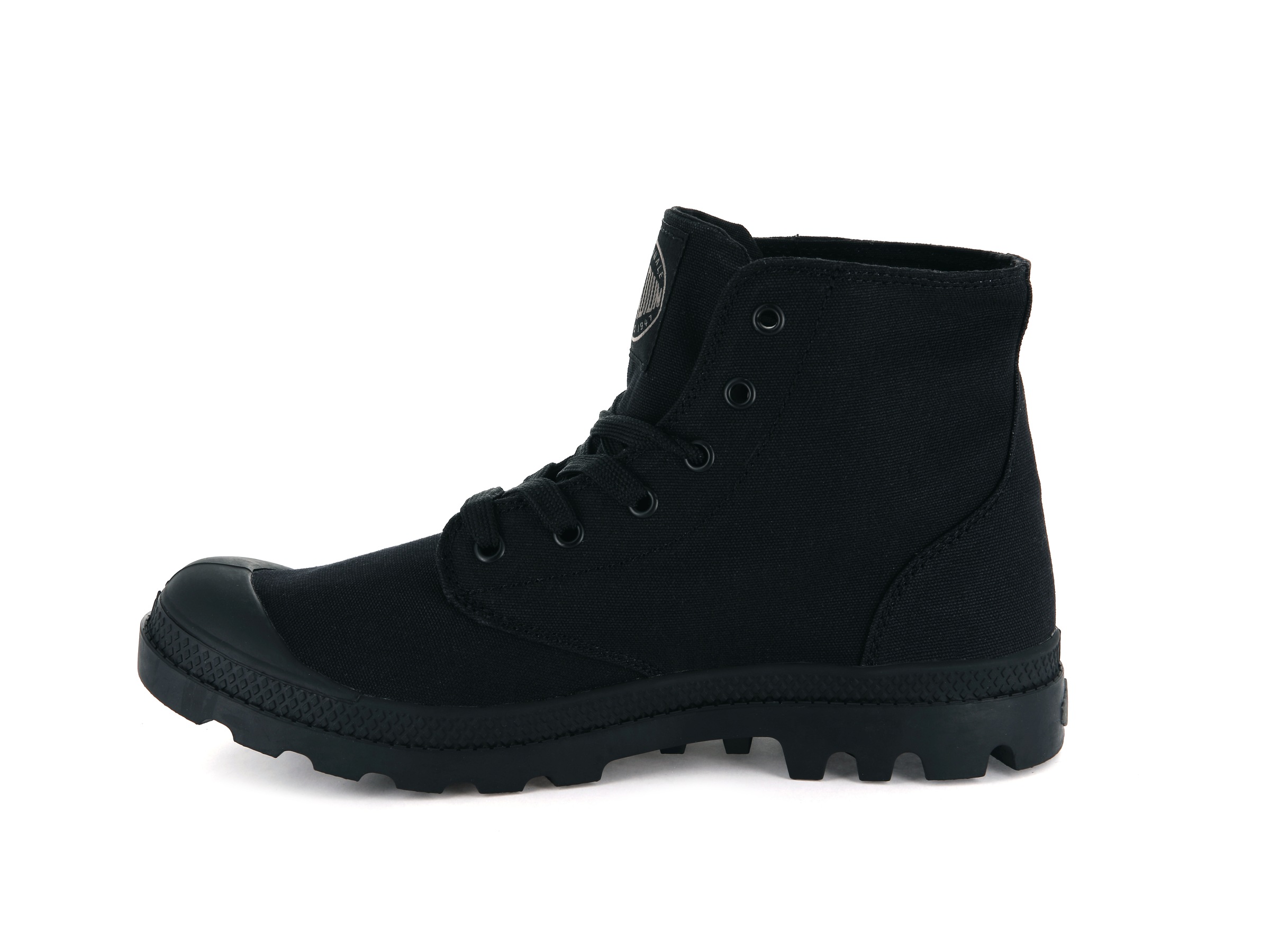 Thumbnail - Palladium Schnürboots "MONO CHROME" Schnürstiefel, Schnürstiefelette aus Canvas