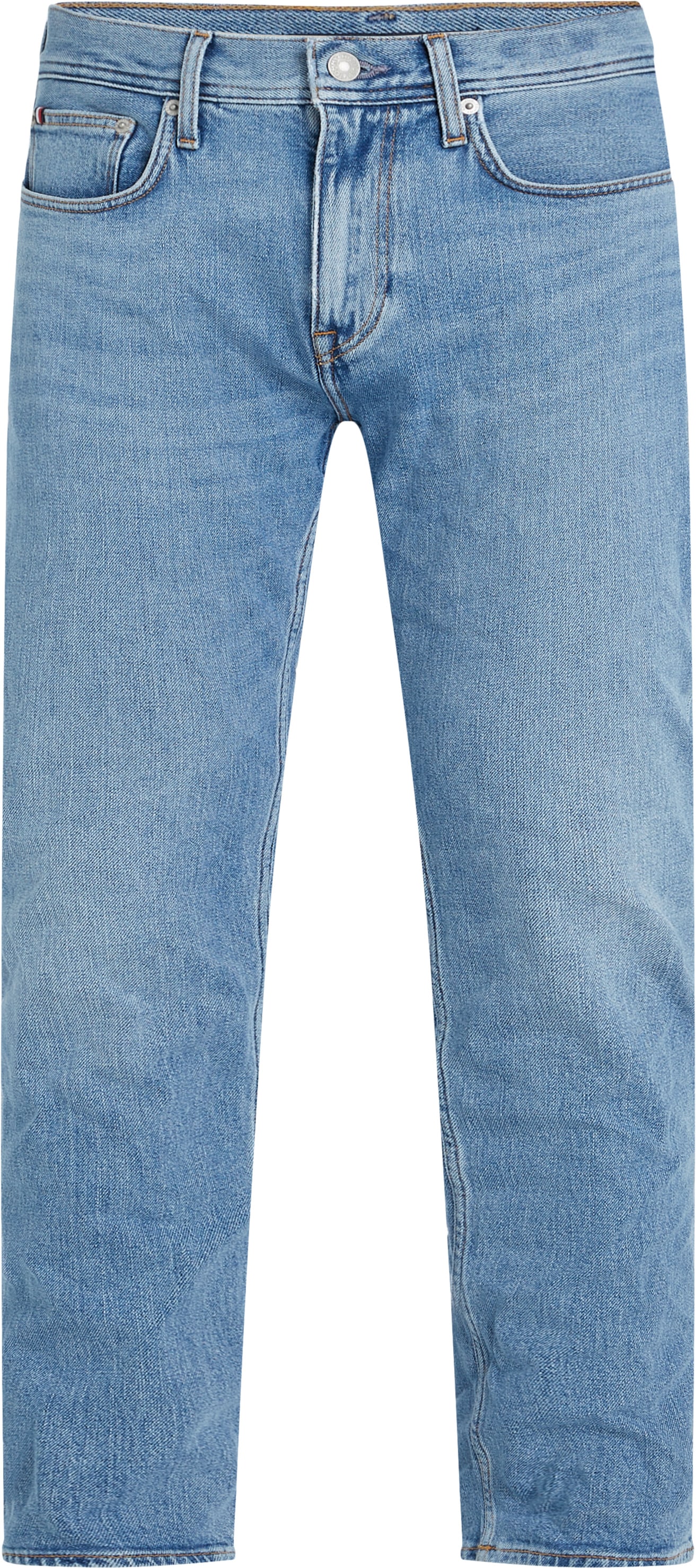 Tommy Hilfiger Big & Tall Straight-Jeans »BT-MADISON STR MESA BLUE-B«, in Großen Größen, Logopatch