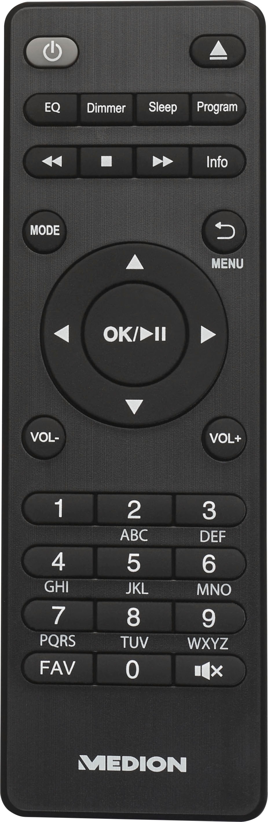 Medion® Digitalradio (DAB+) »LIFE® P85003 Audio System-«, (Bluetooth-WLAN Digitalradio (DAB+)-AM-Tuner-FM-Tuner-UKW mit RDS-Internetradio 30 W)