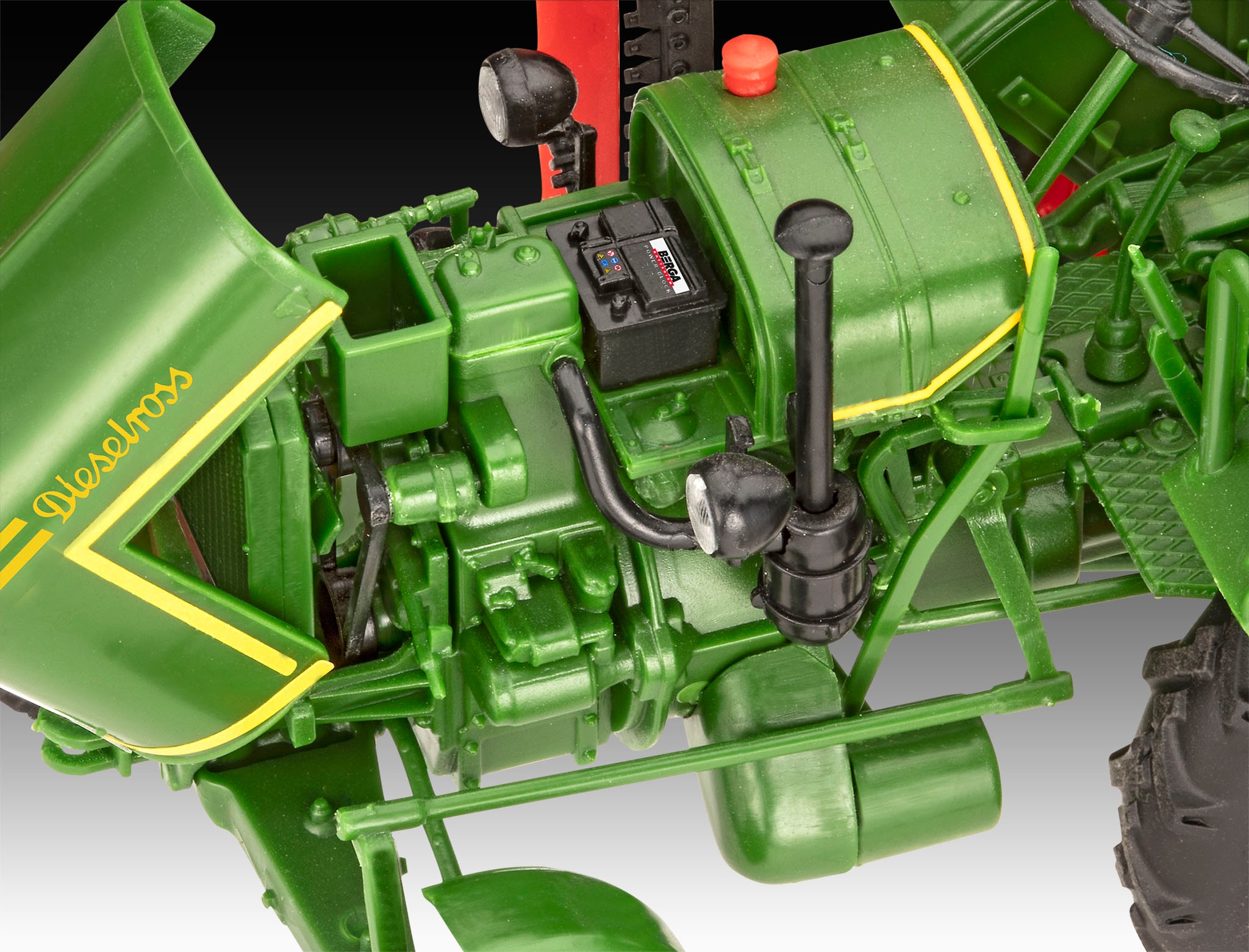 Revell® Modellbausatz »Click System, Fendt F20 Dieselroß Traktor«, 1:24, Made in Europe
