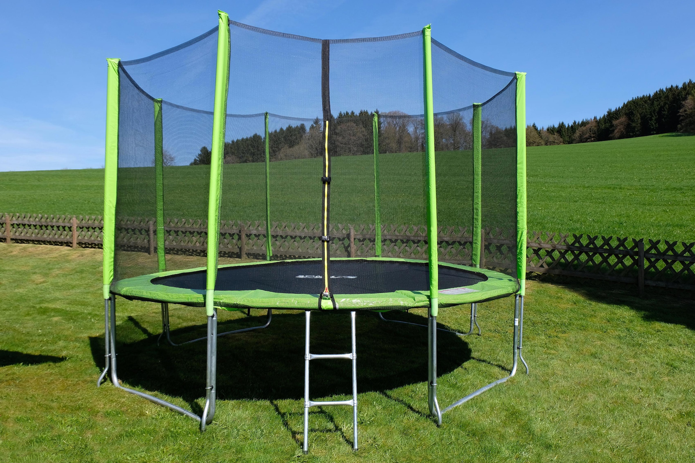 (3), Anti-Roll-Over-Schutz, Gartentrampolin STAMM cm, Netzpfosten farbig verkleidete | SPORTS Ø 366 BAUR »SS-GT«,