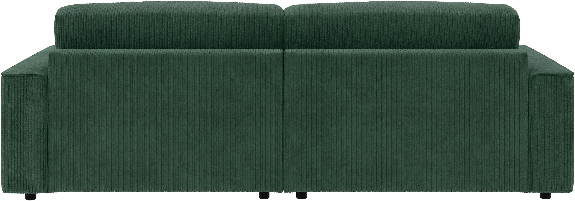 INOSIGN Ecksofa »Chance, Recamiere beidseitig montierbar, Schlaffunktion, Breite 265 cm«, in Cordstoff HYPER, mit Schlaffunktion und Bettkasten