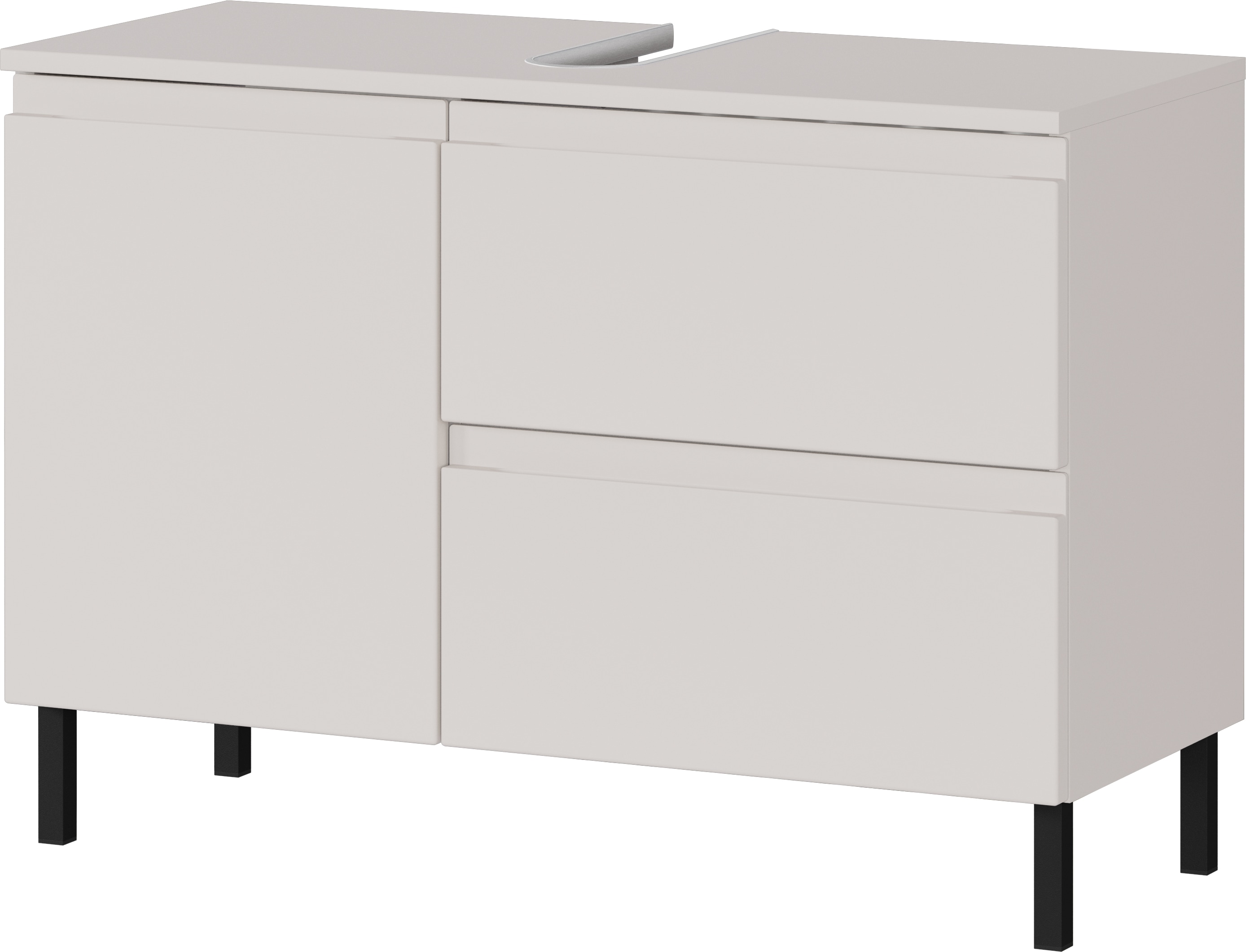 GERMANIA Waschbeckenunterschrank "Scantic" 1 Stk. tlg. mit Siphonausschnitt