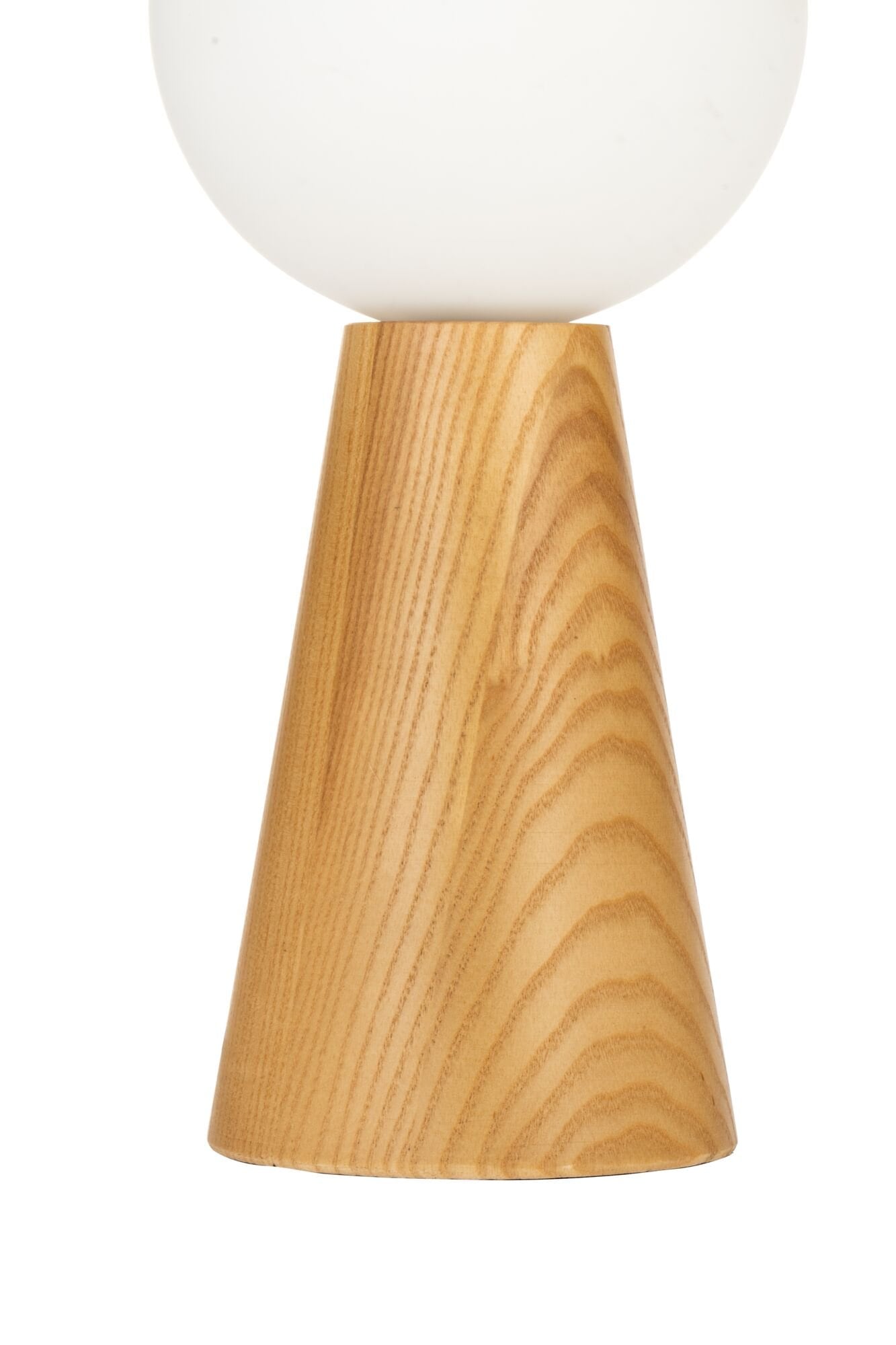 Pauleen Tischleuchte »Woody Soul Glas/Eschenholz 230V max. 3,5W Weiß/Holz natur«, 1 flammig, Leuchtmittel G9 | ohne Leuchtmittel, G9