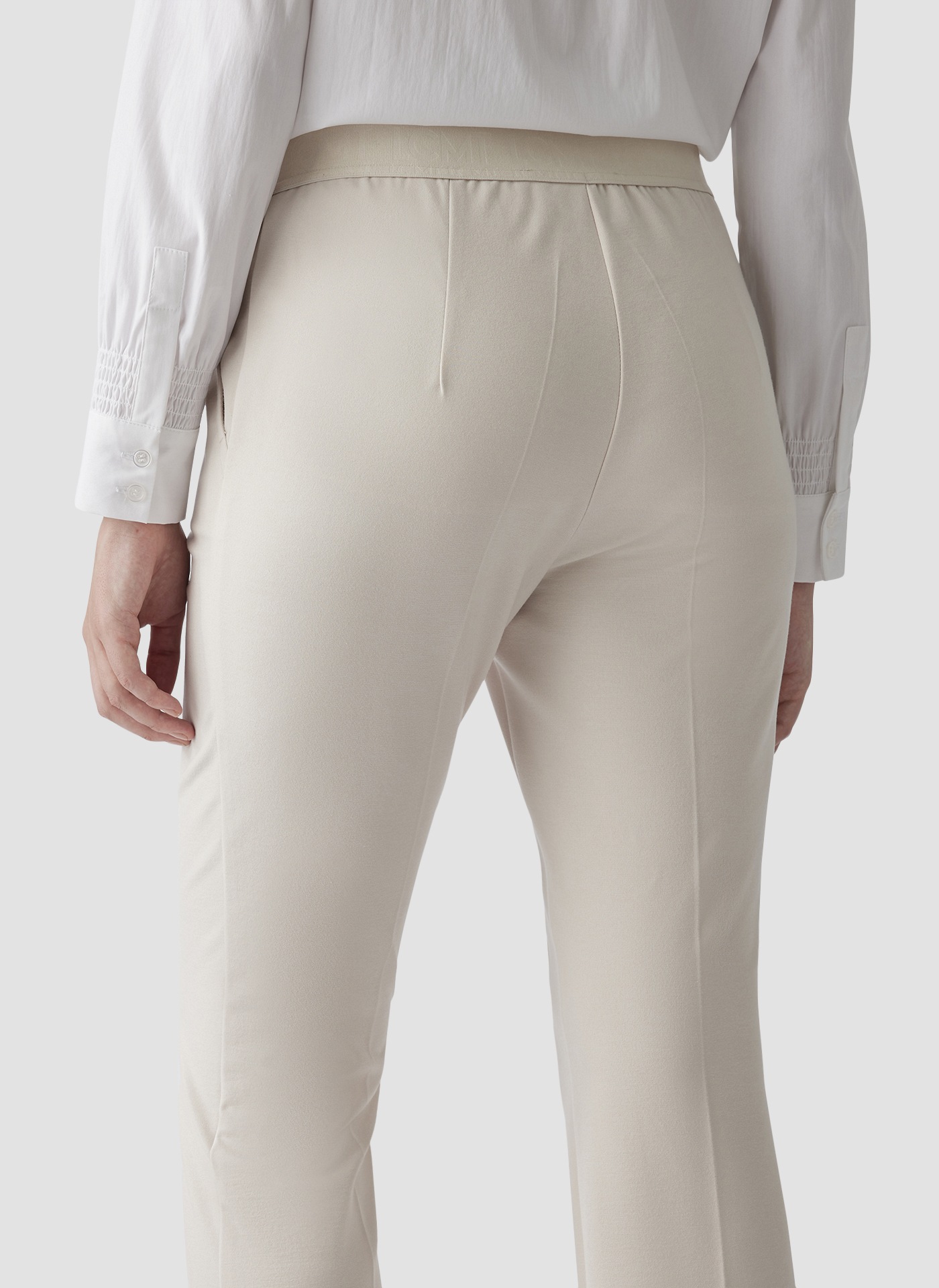 LeComte Jerseyhose »LeComte Jerseyhose mit Ziernaht und weitem Bein«