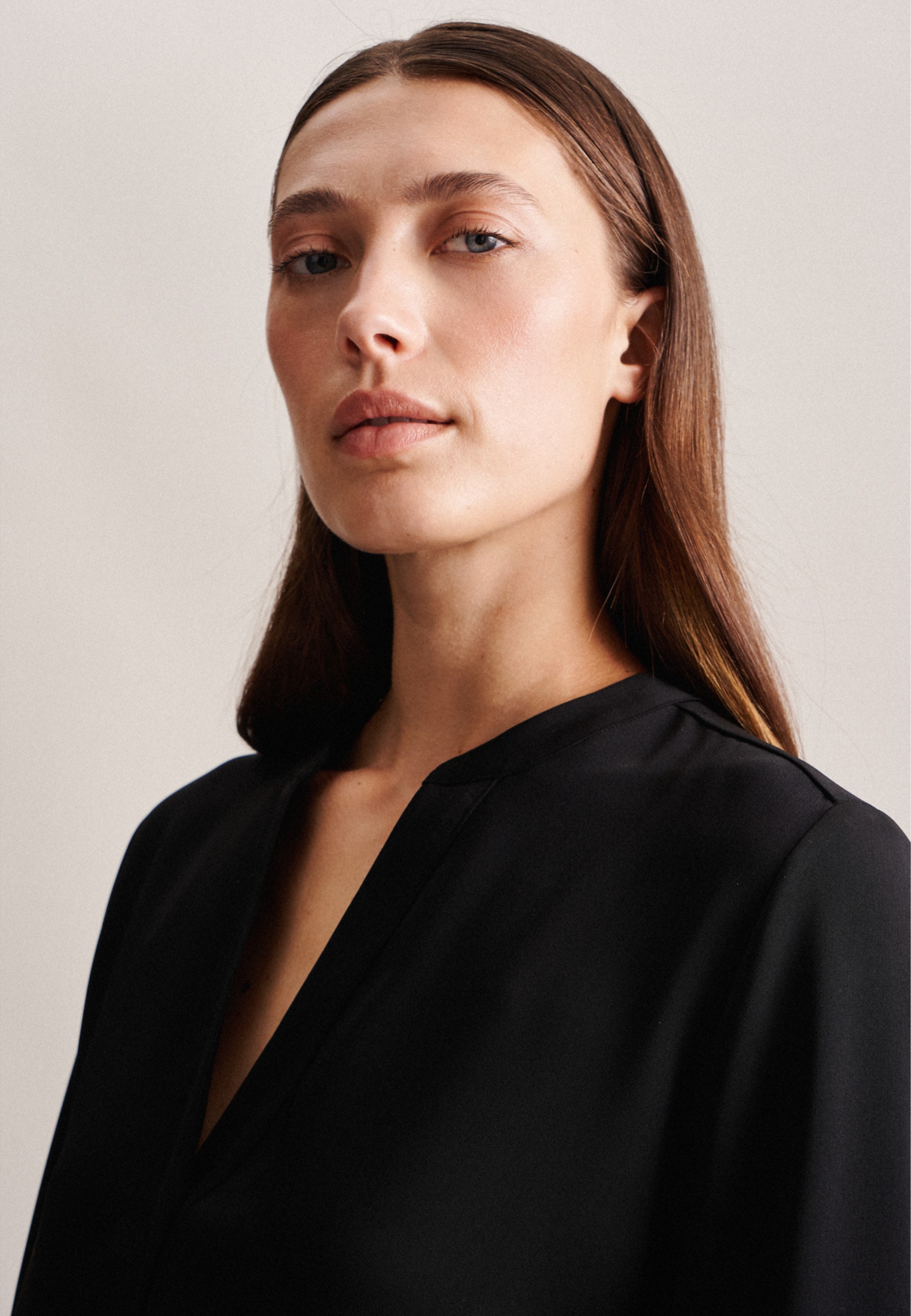 seidensticker Klassische Bluse »Schwarze Rose«, Tunika Uni
