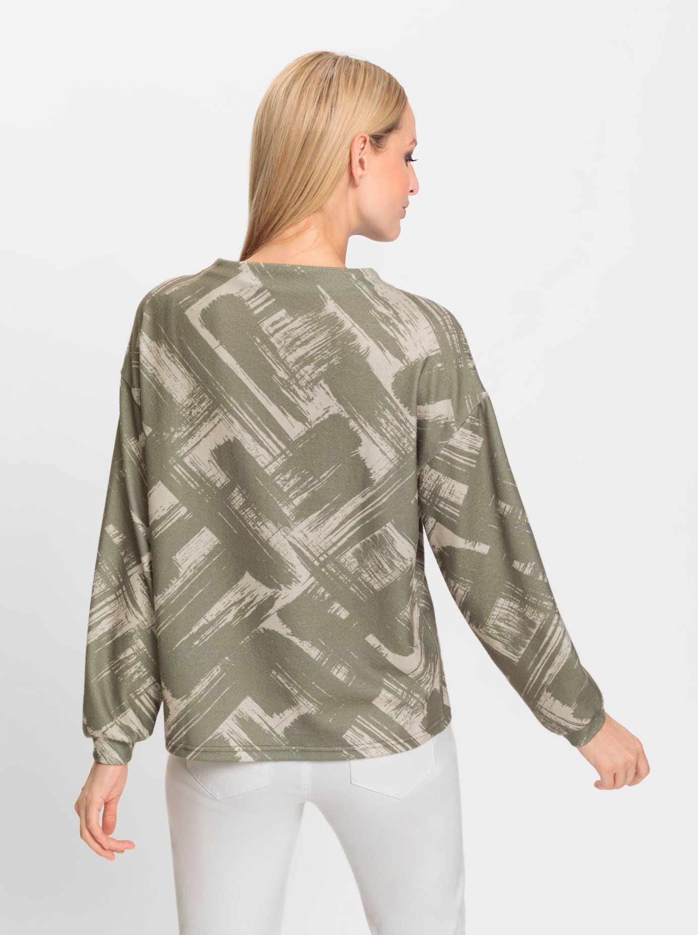heine Langarmshirt »Druck-Shirt«, (1 tlg.)