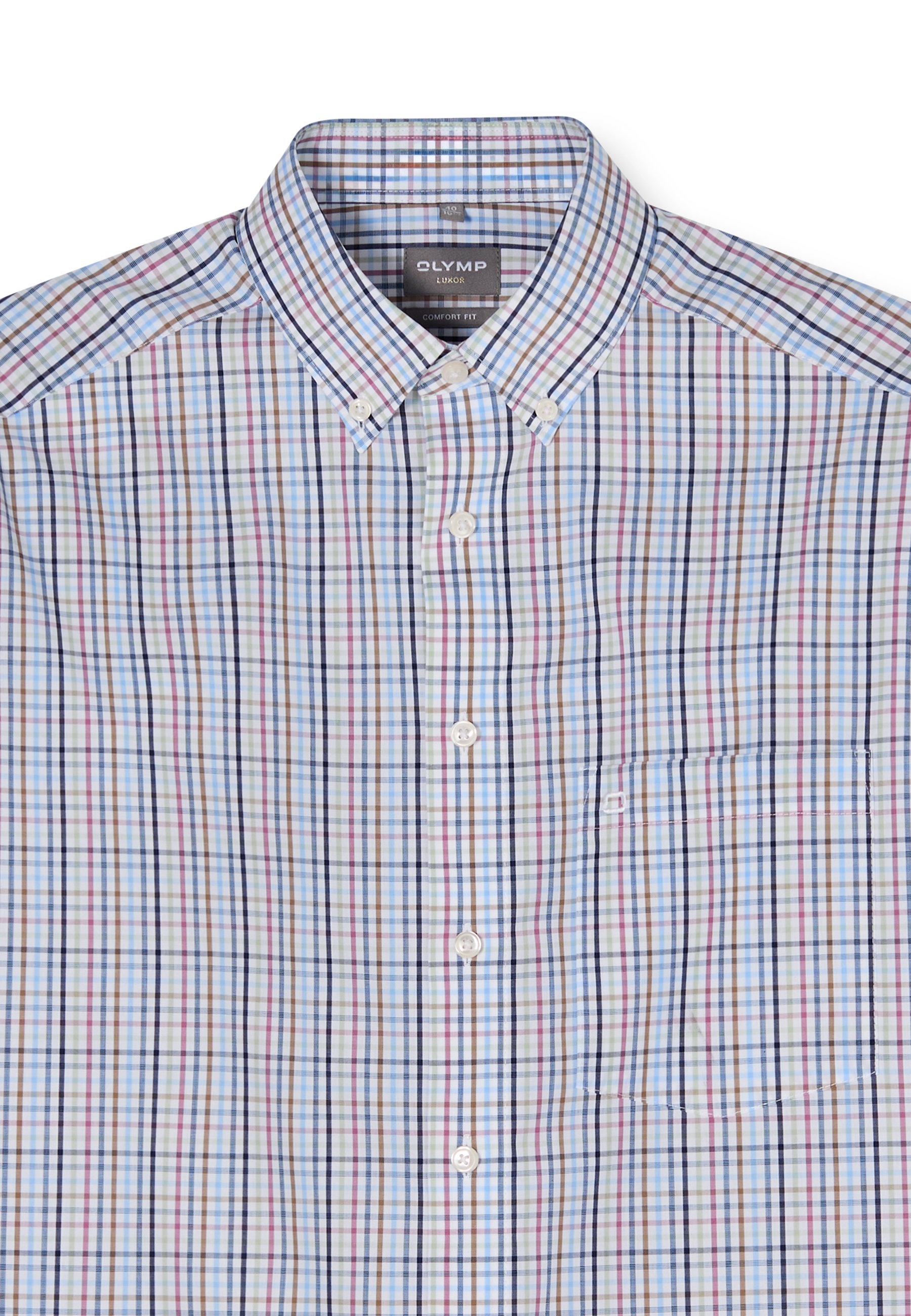 OLYMP Luxor Button-down Shirt Navy 44 6
