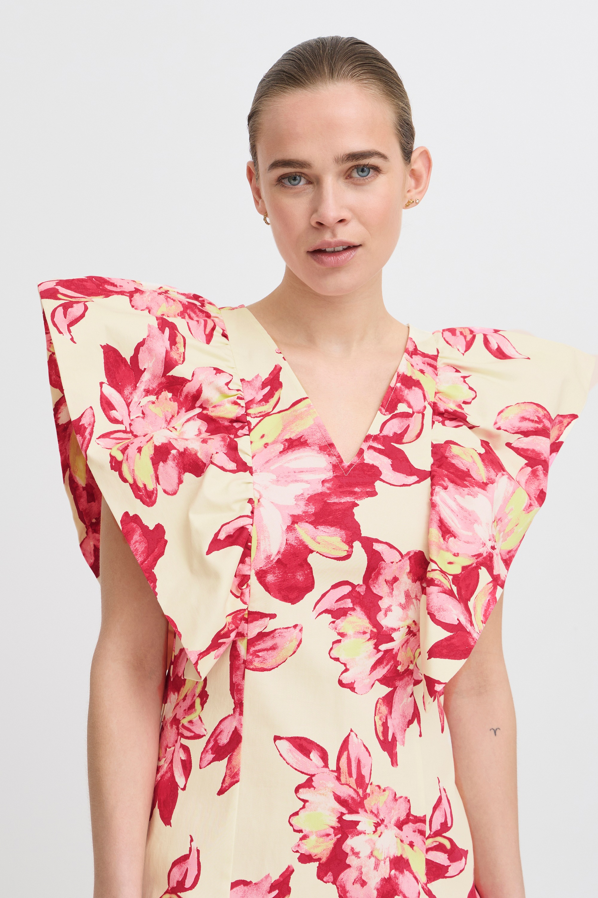 Ichi Midikleid »Damen Kleid IHYSINE«