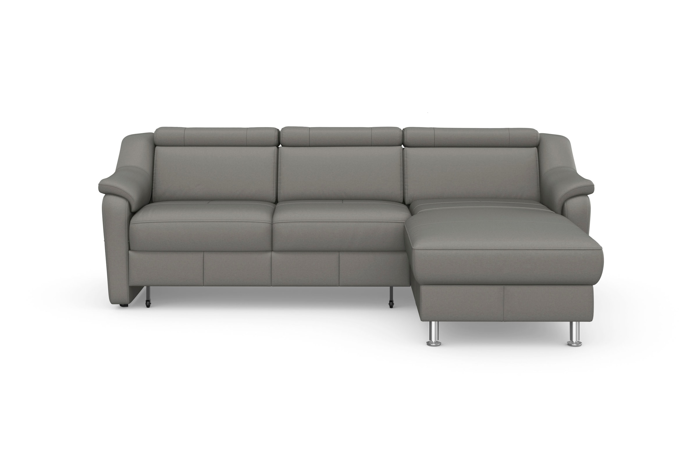 sit&more Ecksofa "Freetown L-Form" inklusive Kopfteilverstellung und komfortablem Federkern