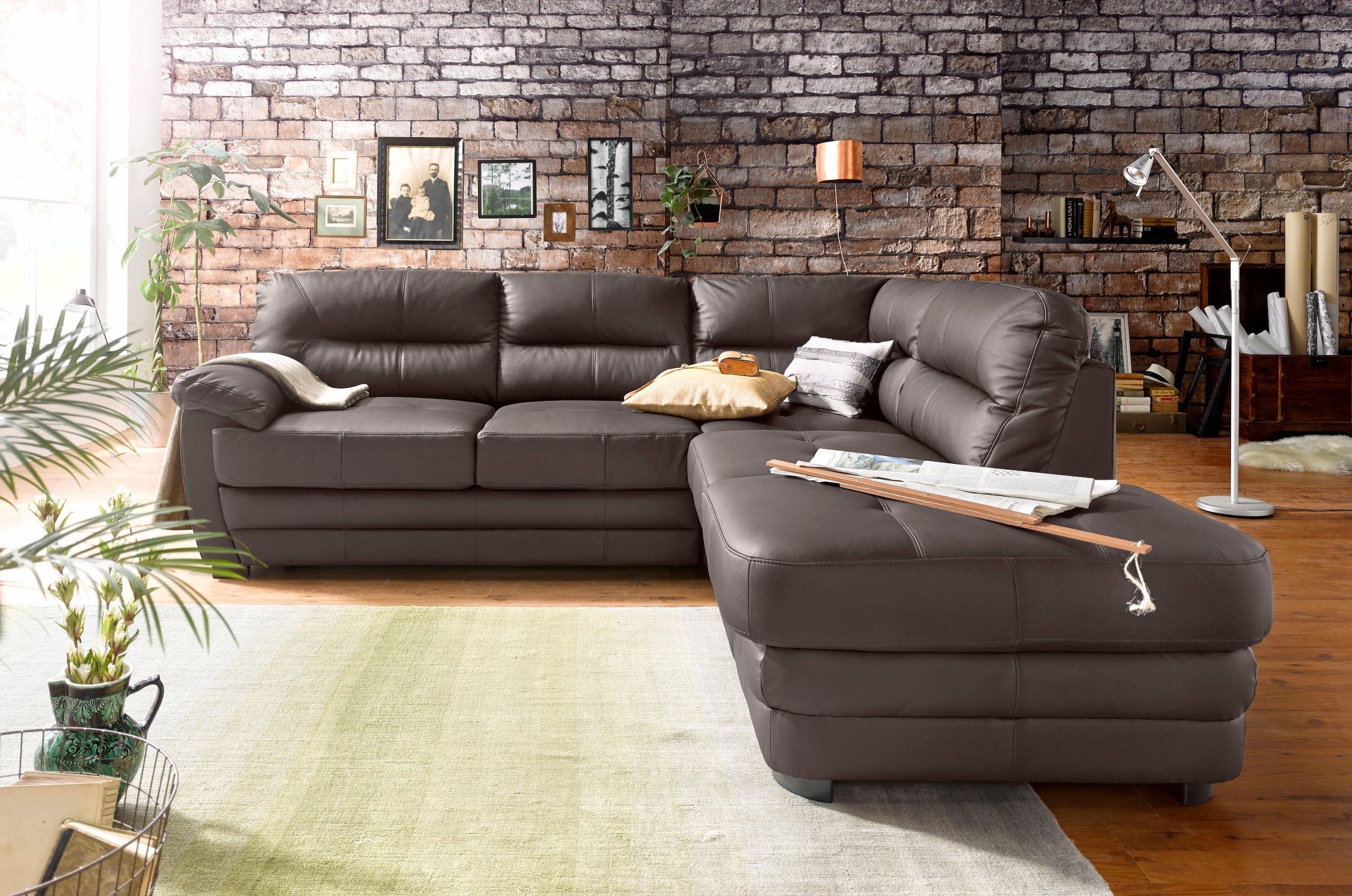 COTTA Ecksofa »Royale L-Form«, wahlweise mit Bettfunktion