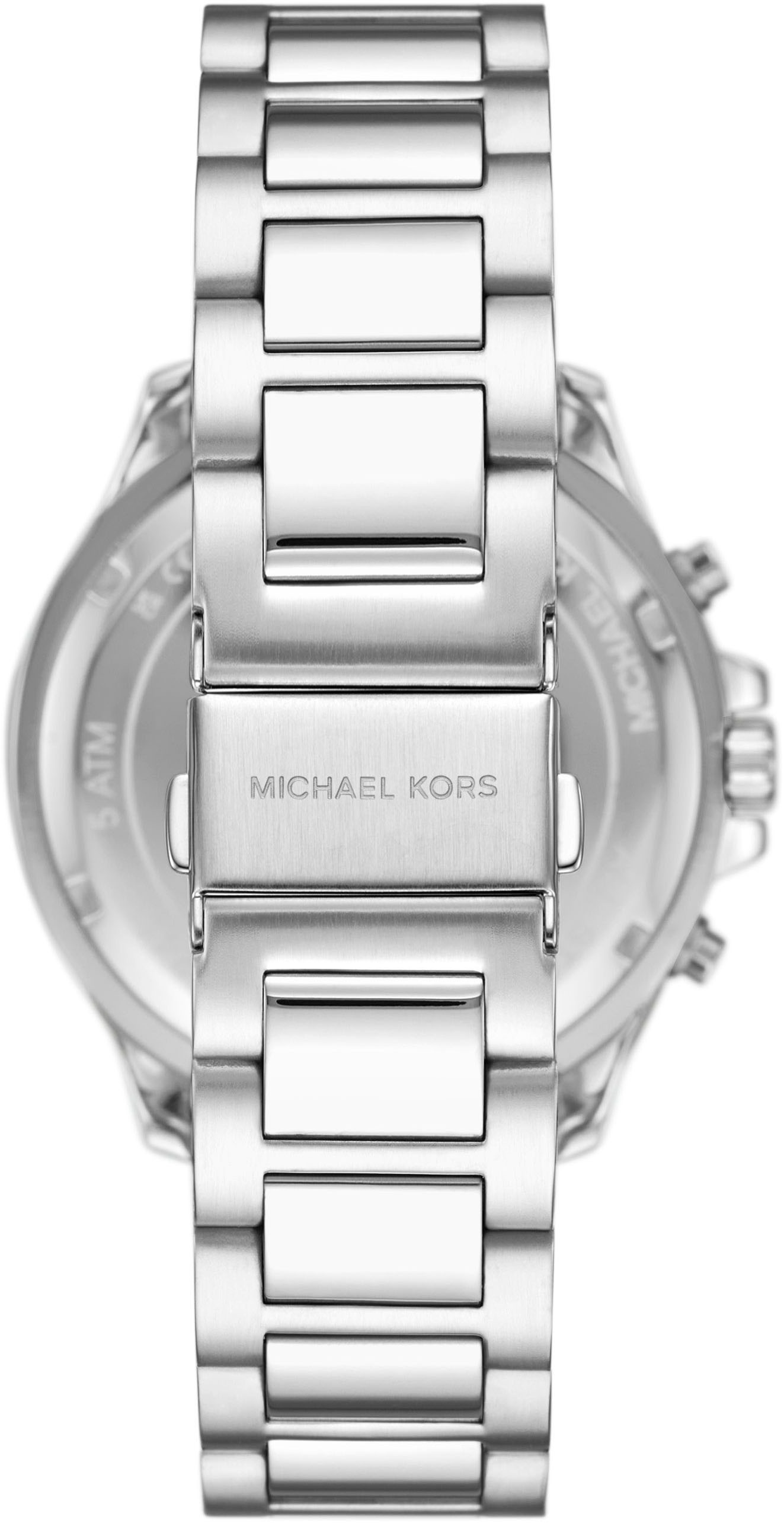 MICHAEL KORS Chronograph »SAGE«, Quarzuhr, Armbanduhr, Herrenuhr, Edelstahlarmband, analog, Tag