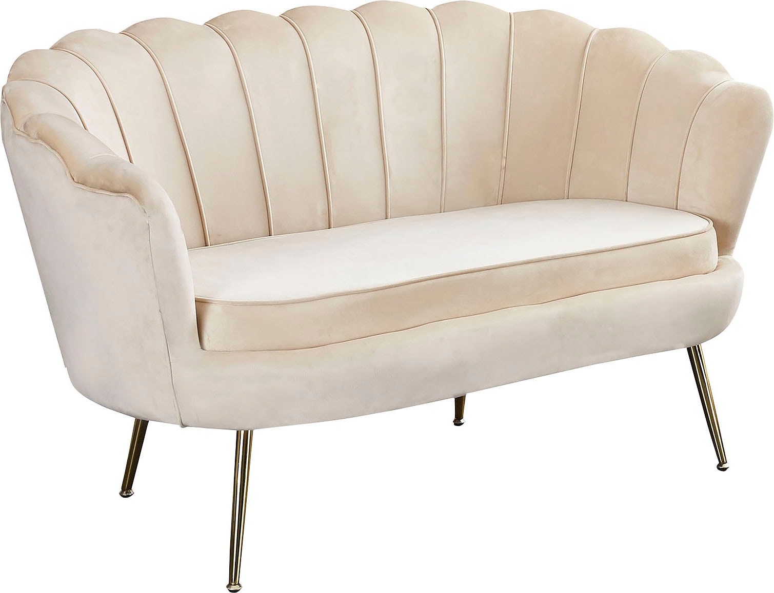 SalesFever 2-Sitzer "Clam Komfort-Duo-Sitz", Muscheldesign-Breite 136 cm: P günstig online kaufen