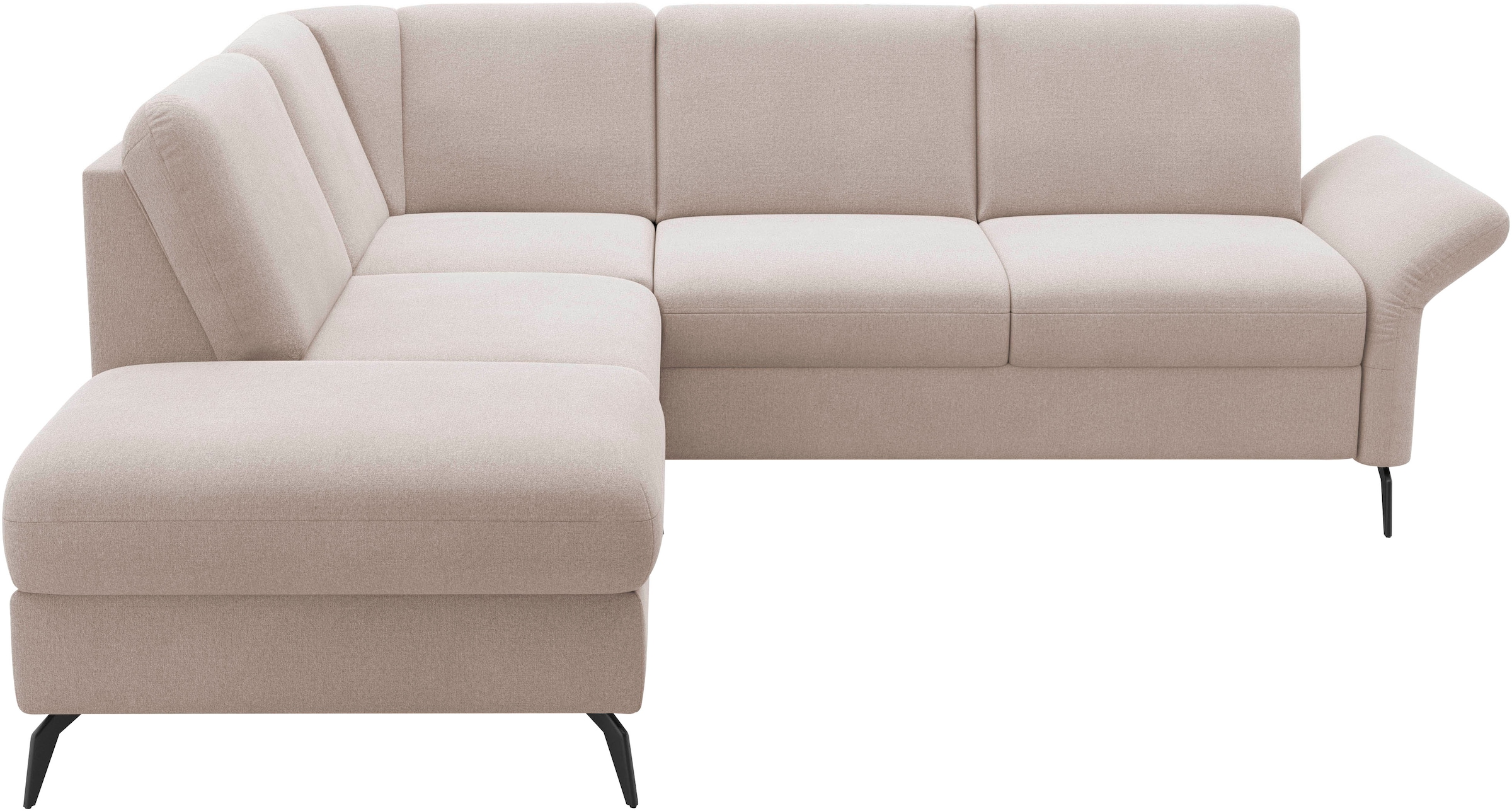 Home affaire Ecksofa »Rochelle«, optional: Armteilverstellung, klappbar, Bettkasen