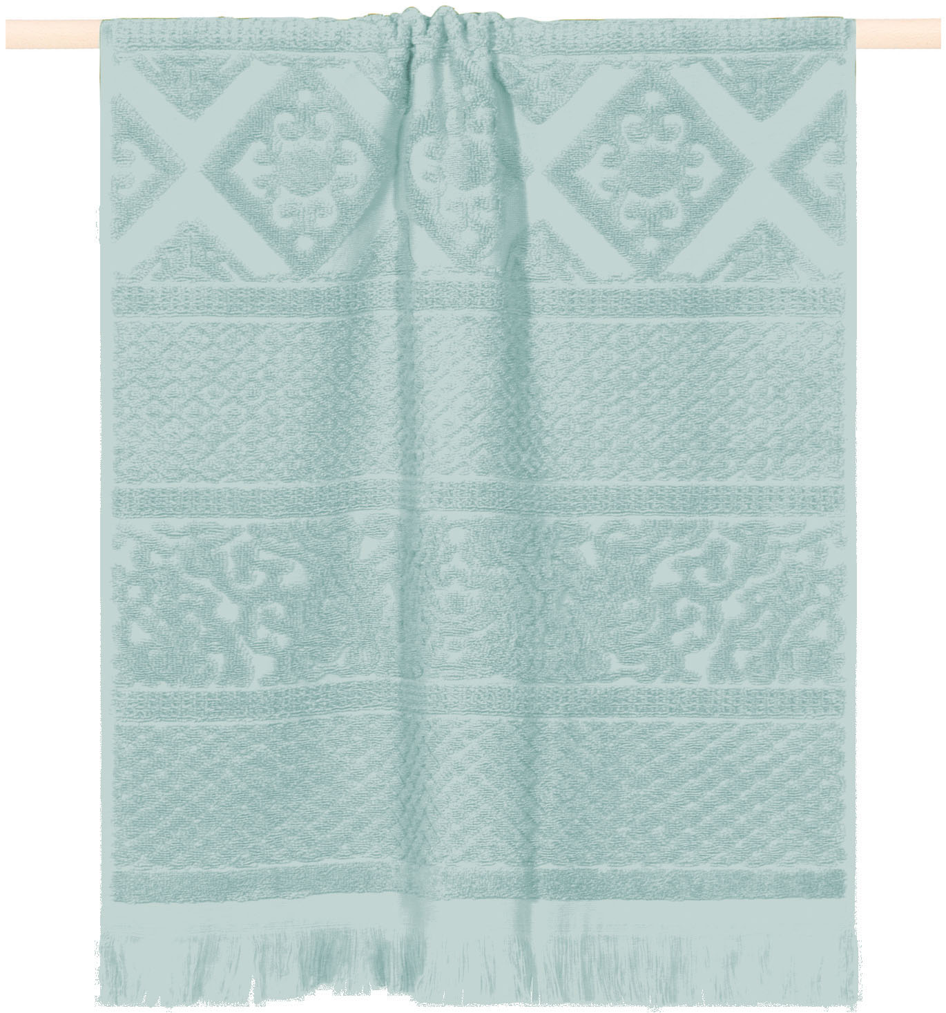 Strandtuch PAD, B:100cm L:180cm, blau, Frottee, Frottee, Handtücher, "Harlem", Made in Europe