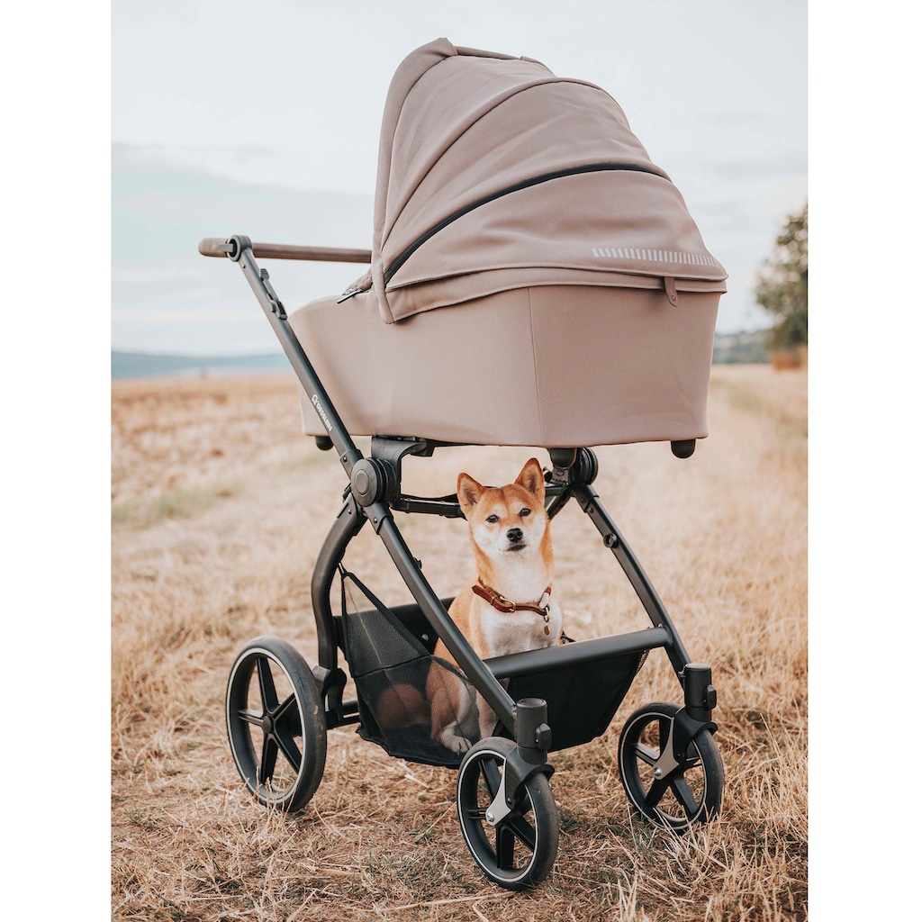 Gesslein Kombi-Kinderwagen »FX4 Soft+ mit Aufsatz Swing schwarz, sand«