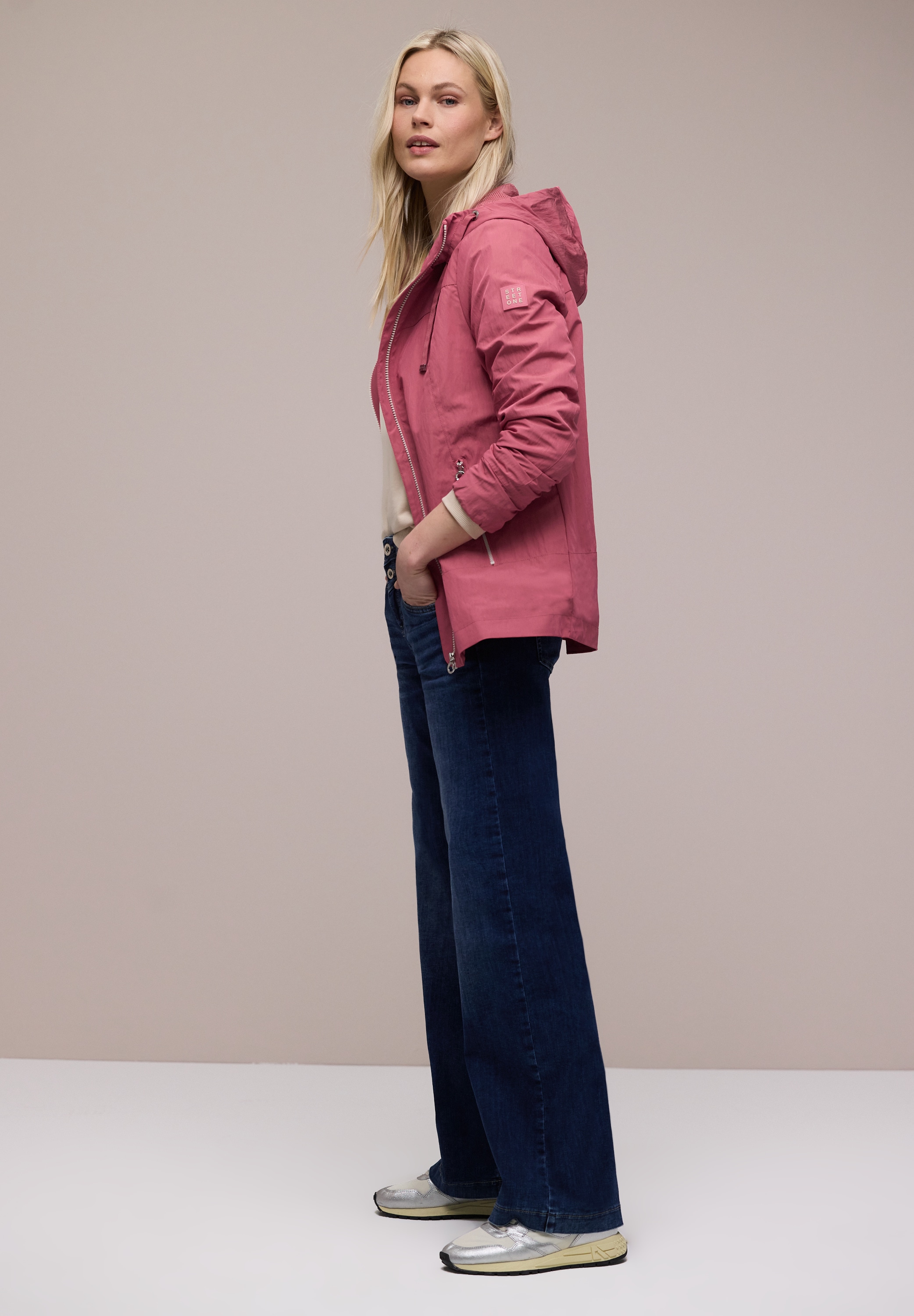 STREET ONE Kurzjacke mit Kapuze mit Kapuze