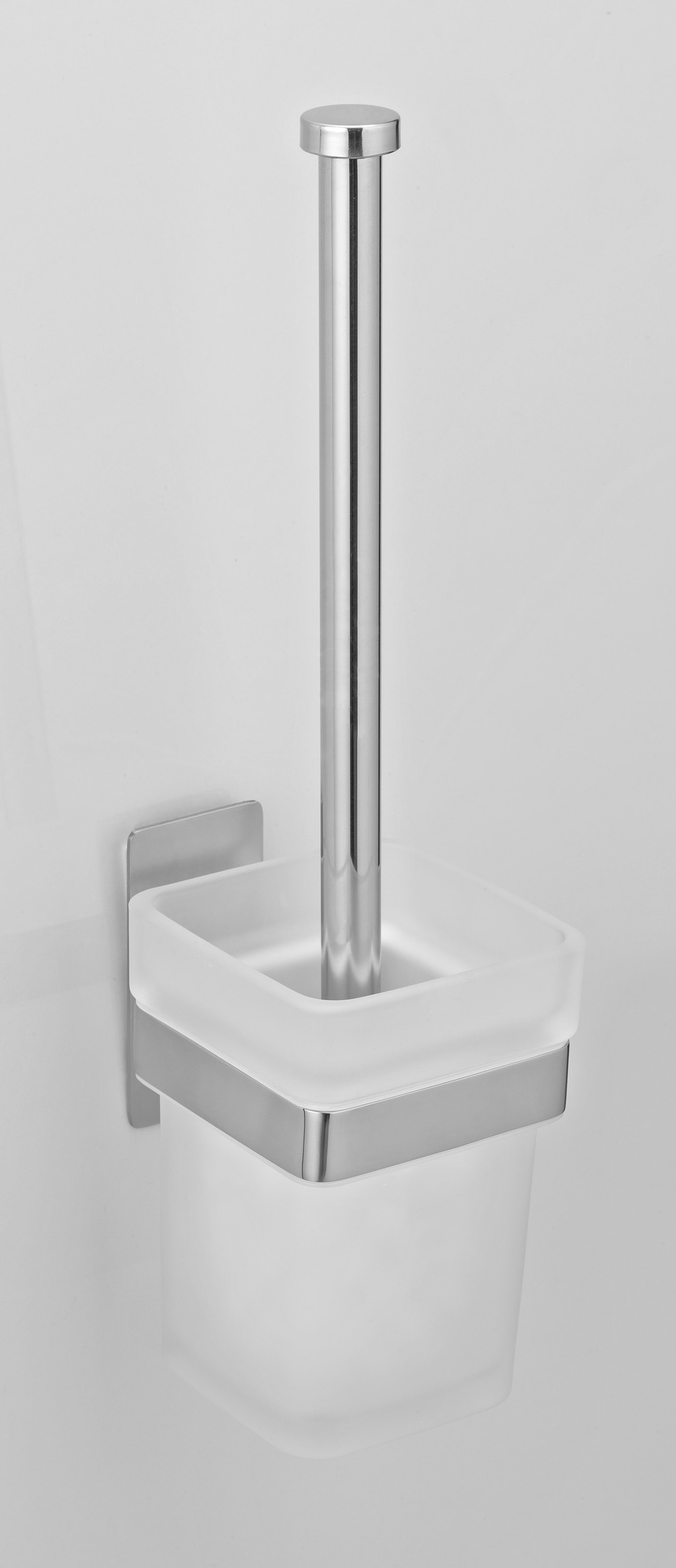 WENKO WC-Garnitur »Turbo-Loc® Genova«, aus Edelstahl-Glas, shine,  abnehmbarer Behälter, mit TurboLoc Befestigung bestellen | BAUR