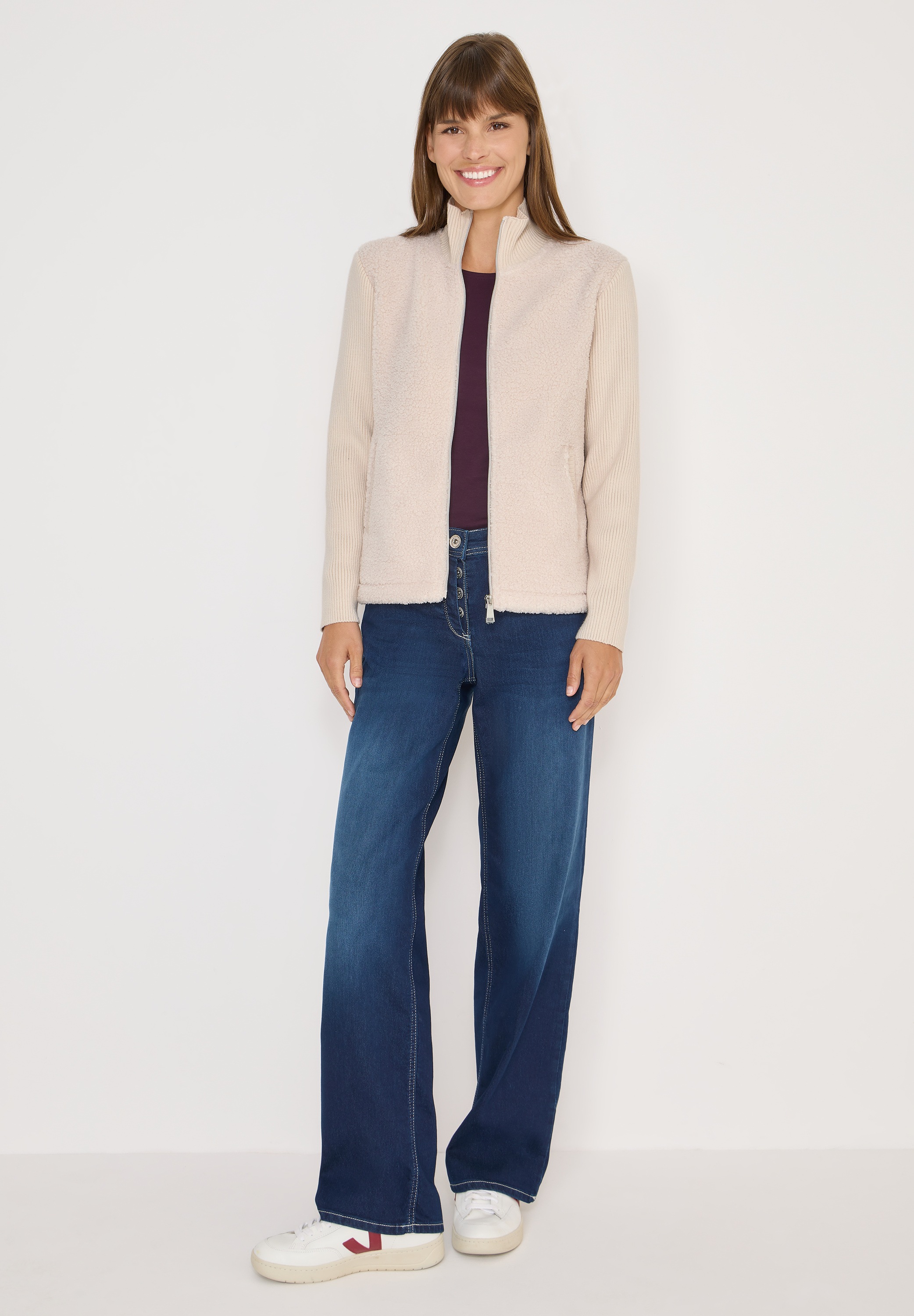 Cecil Cardigan mit Stehkragen