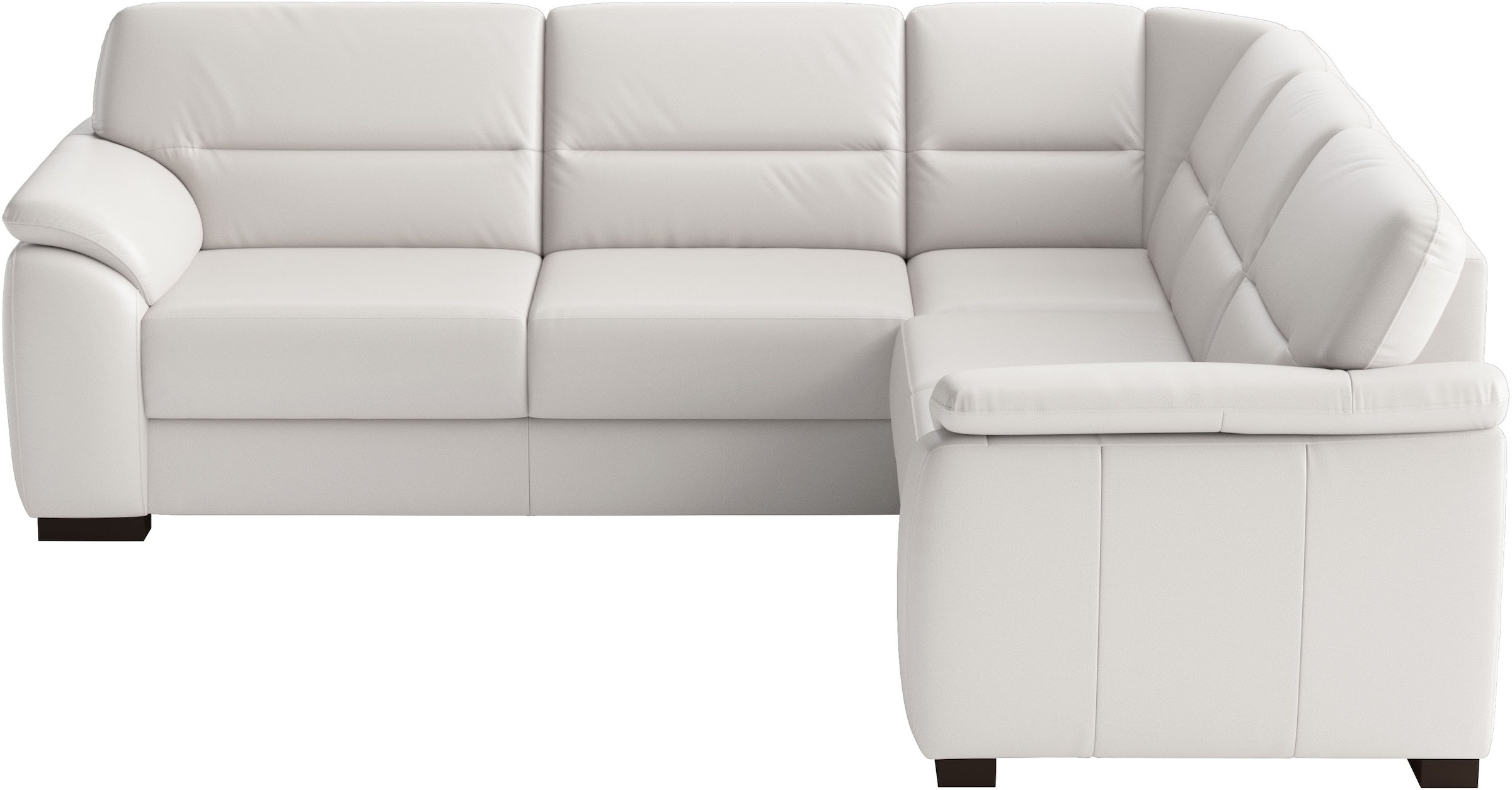 sit&more Ecksofa "Montego Leder, L-Form, B: 255cm" wahlweise mit Schlaffunktion und Schubkasten