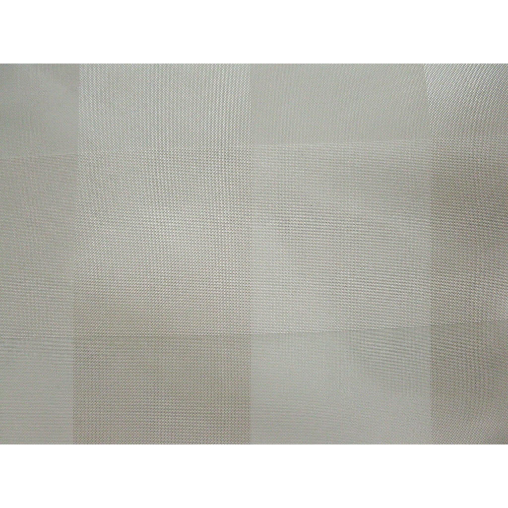 ELBERSDRUCKE Gardine »Karo-Voile«, (1 St.), Schlaufenschal mit Kräuselband Karo-Voile 00 weiß 255x140 cm halbtransparent