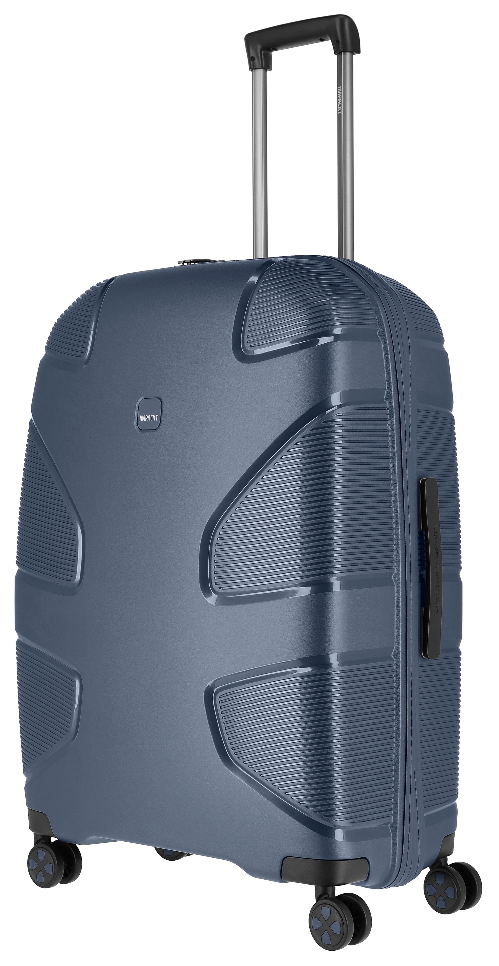 IMPACKT Hartschalen-Trolley »IP1, verschiedene Größen und Farben«, 4 Rollen, Hartschalen-Koffer vegan Koffer Reisegepäck USB-Port TSA Zahlenschloss