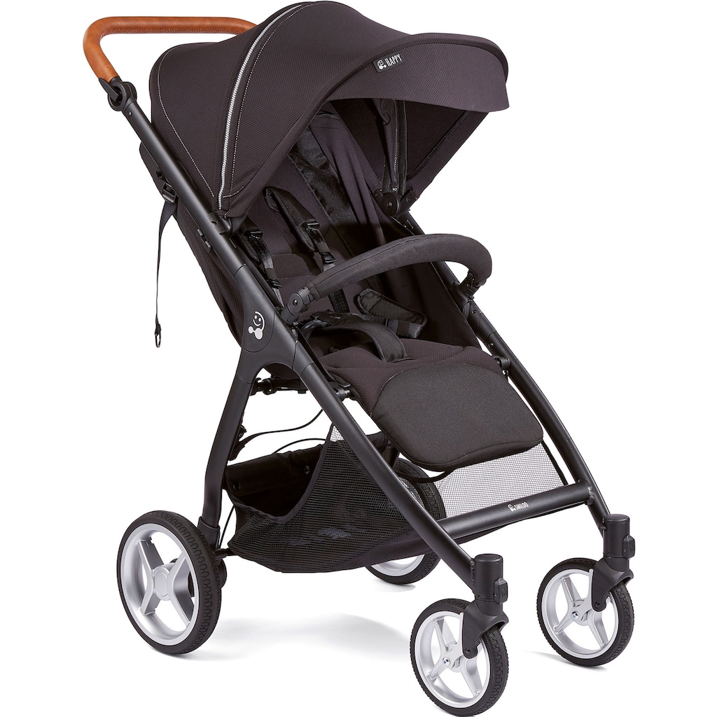 Gesslein Kinder-Buggy »Smiloo Happy +, schwarz/cognac, schwarz«