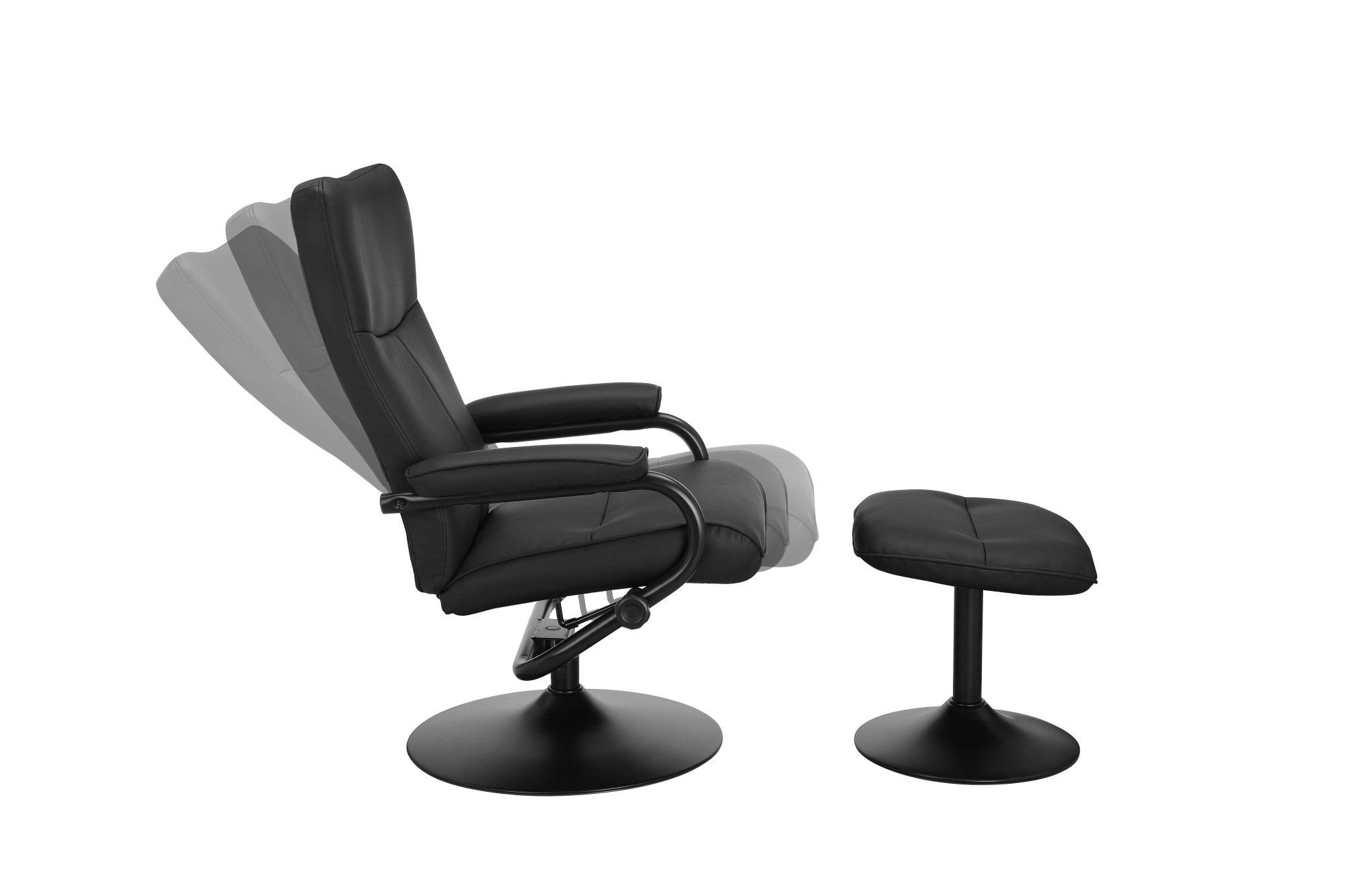 Thumbnail - Home affaire Relaxsessel "Istad, TV-Sessel, Sessel mit Hocker und Schlaffunktion," mit Drehfuß, nordisches Design und Ho...