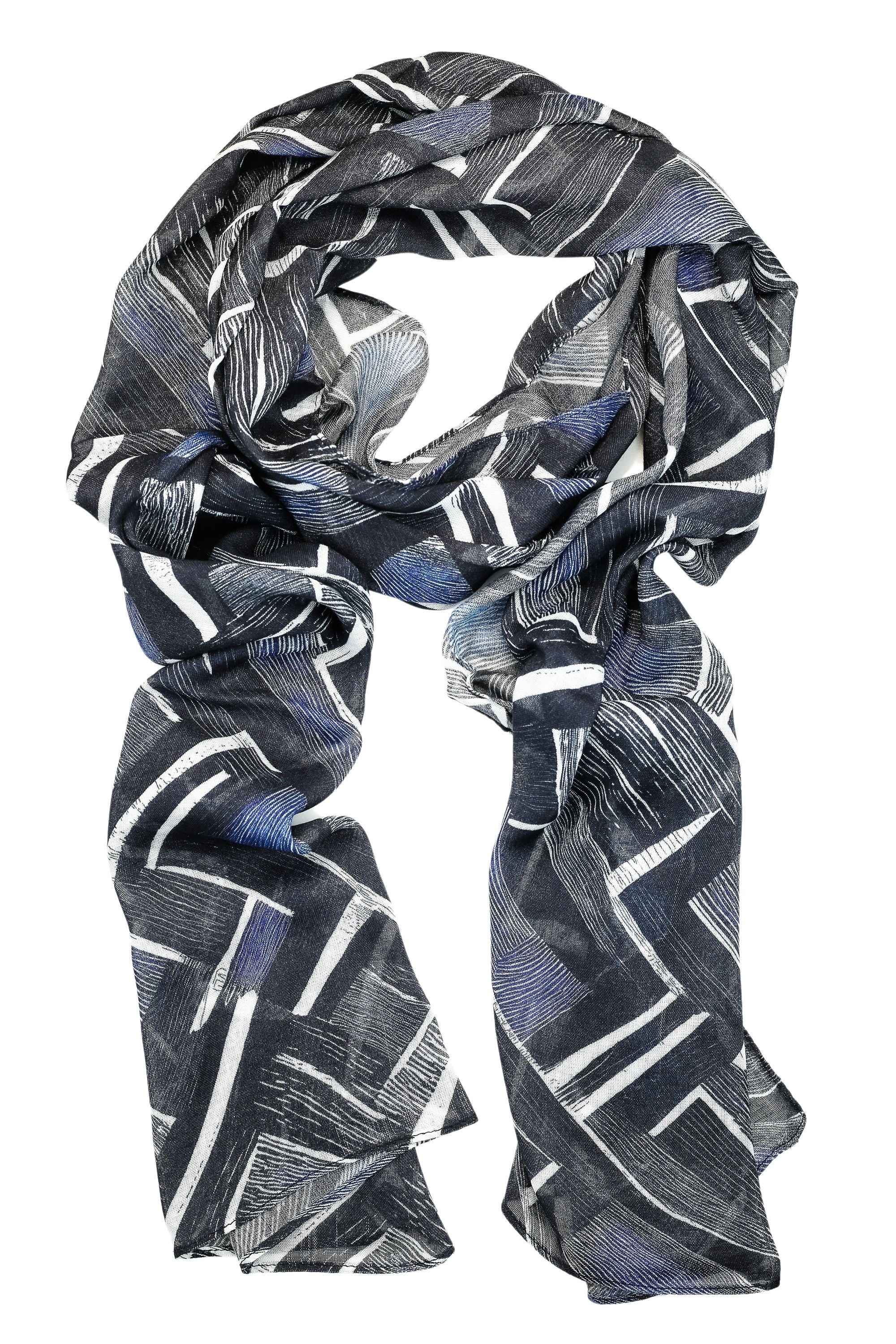 COLLEZIONE ALESSANDRO Modeschal "Mitternacht" 1 Stk. tlg. mit dunkelblauem günstig online kaufen