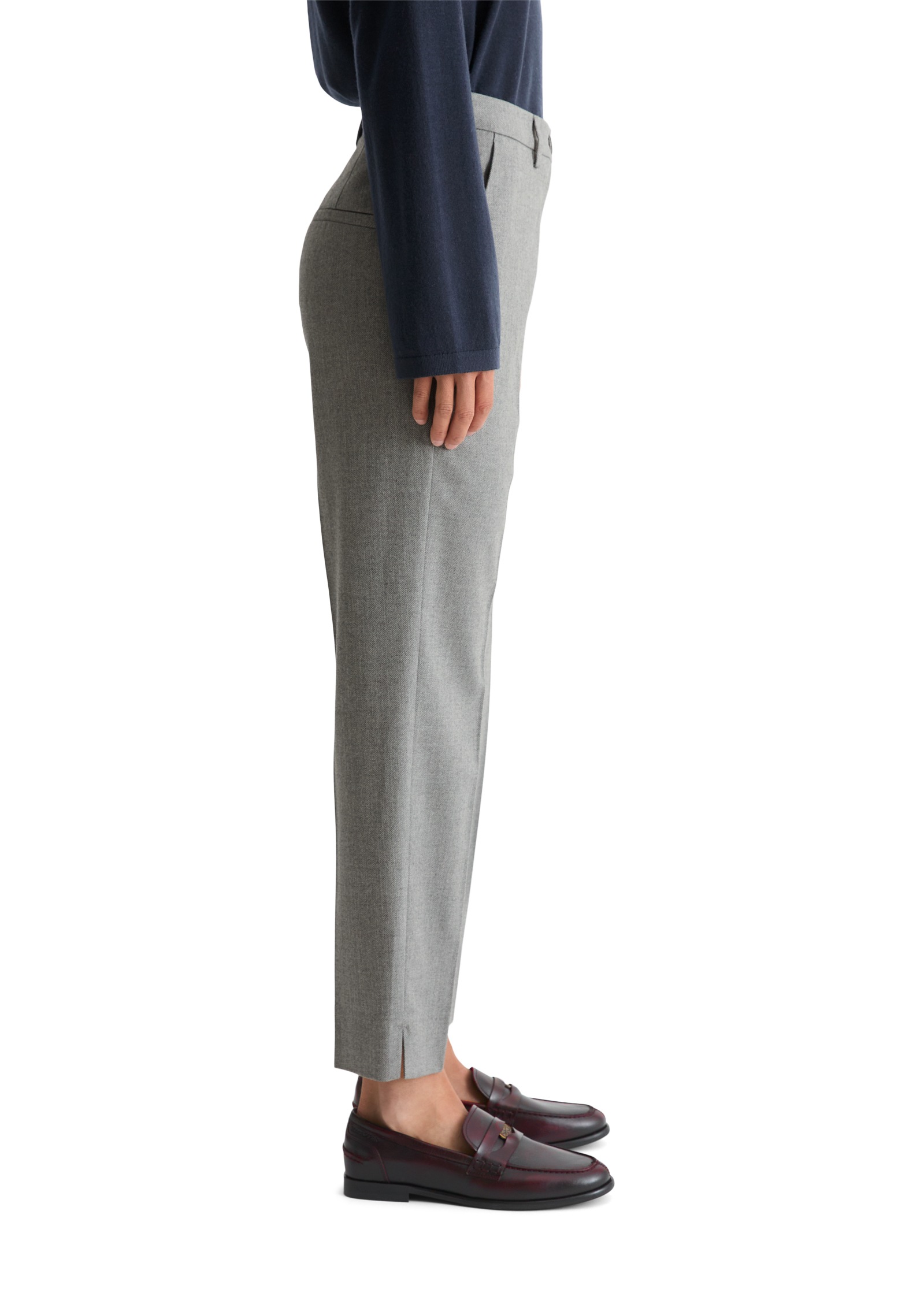 Marc O'Polo Chinohose »aus garngefärbtem Polyester-Viskose-Mix«