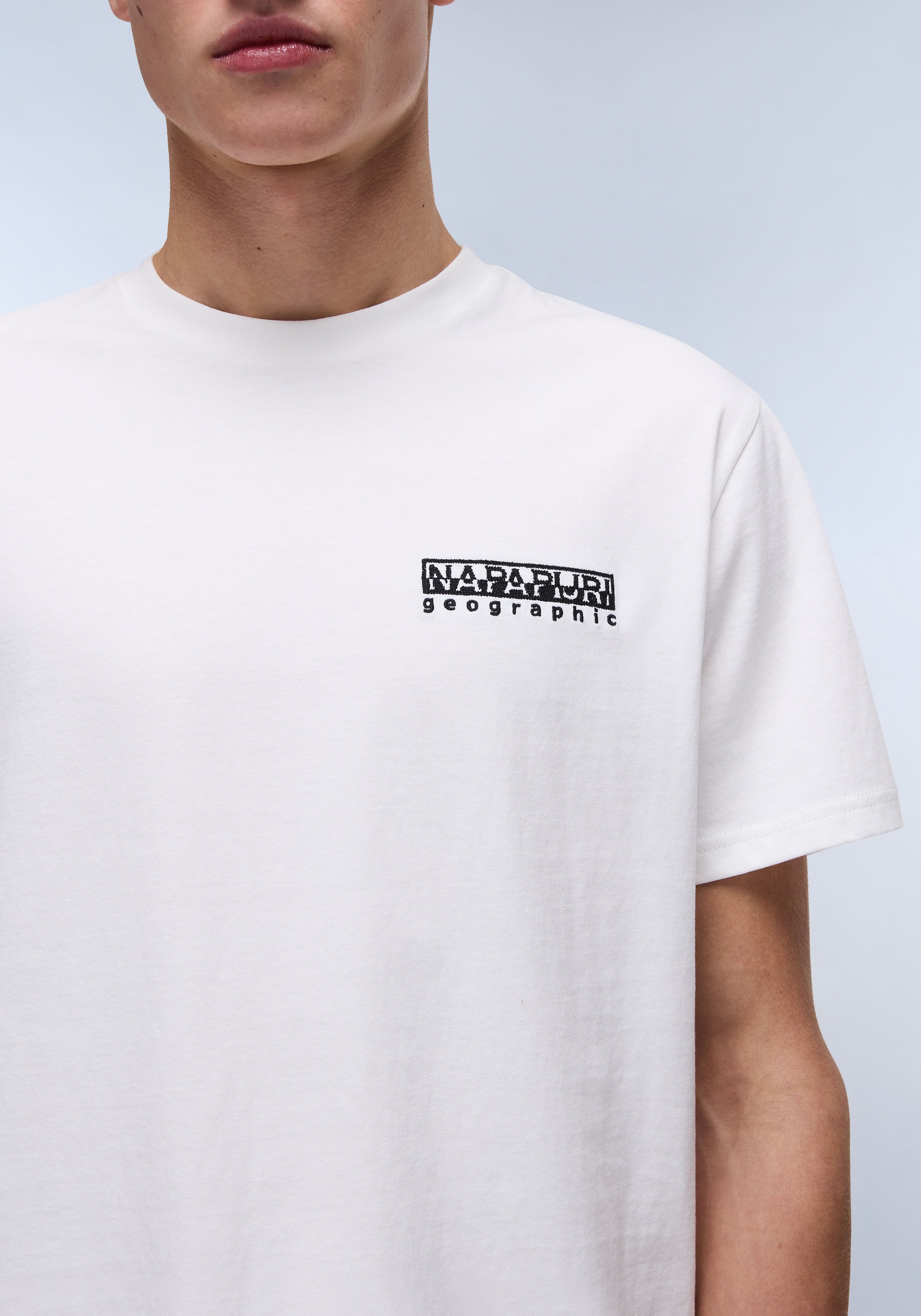 Napapijri Kurzarmshirt »S-VIGNONI BACK SS« Mit Rundhalsausschnitt