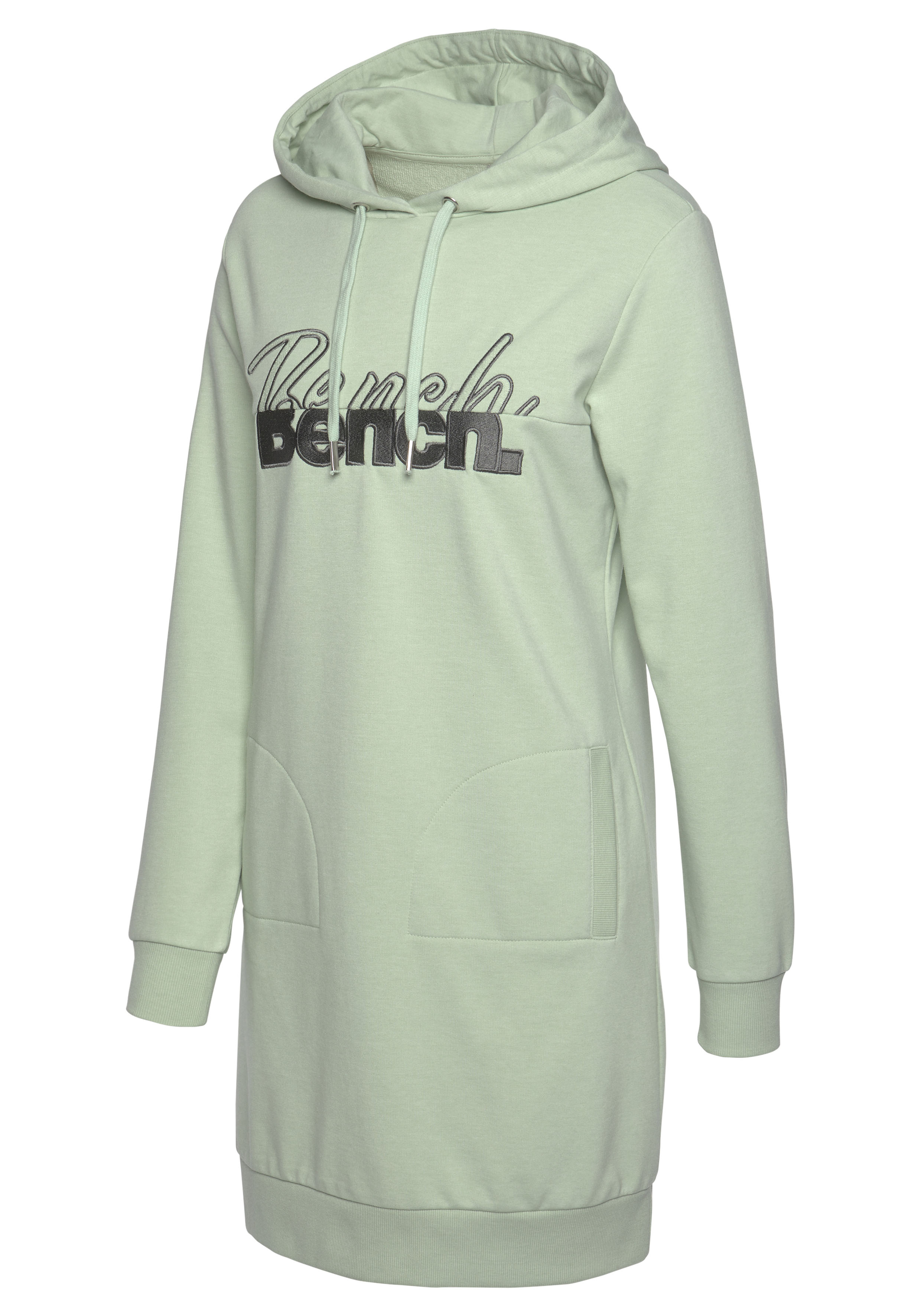 Thumbnail - Bench. Sweatkleid Eingrifftaschen mit aufwendiger Logostickerei
