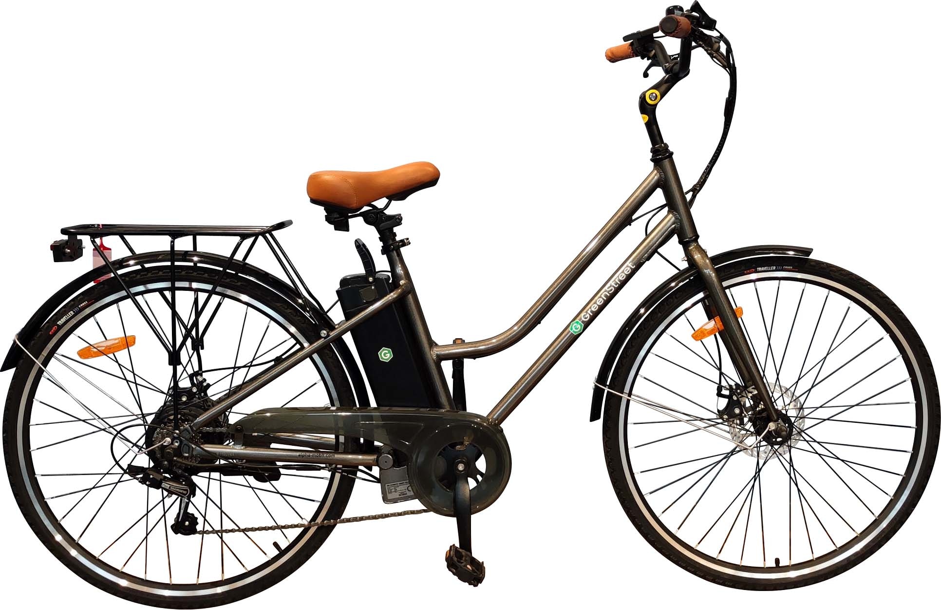 GreenStreet E-Bike »Damen GS3«, 7 Gang, Shimano, Heckmotor 250 W, Pedelec, Elektrofahrrad für Damen, Cityrad