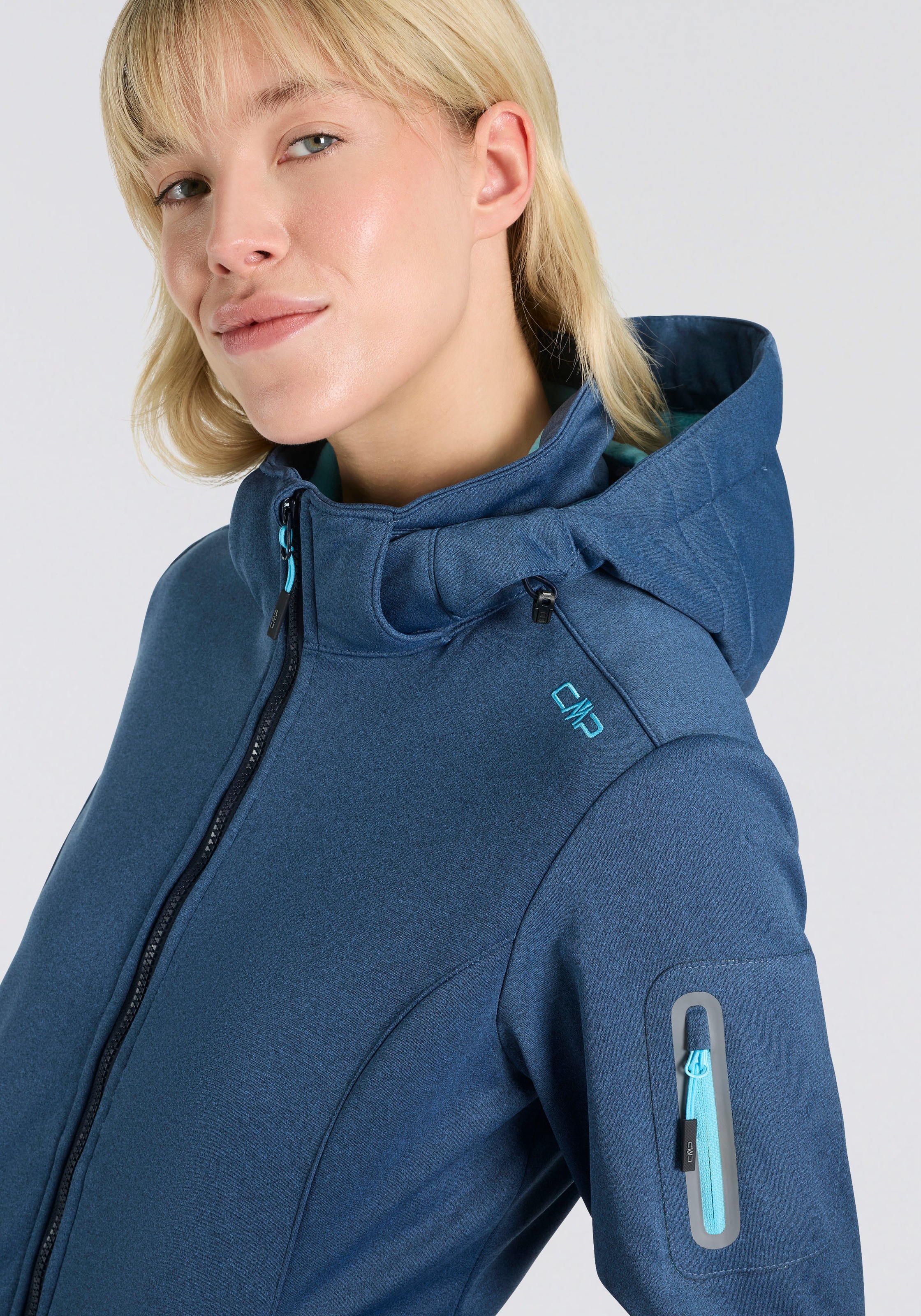 Thumbnail - CMP Softshelljacke 1 Stk. tlg. mit Kapuze