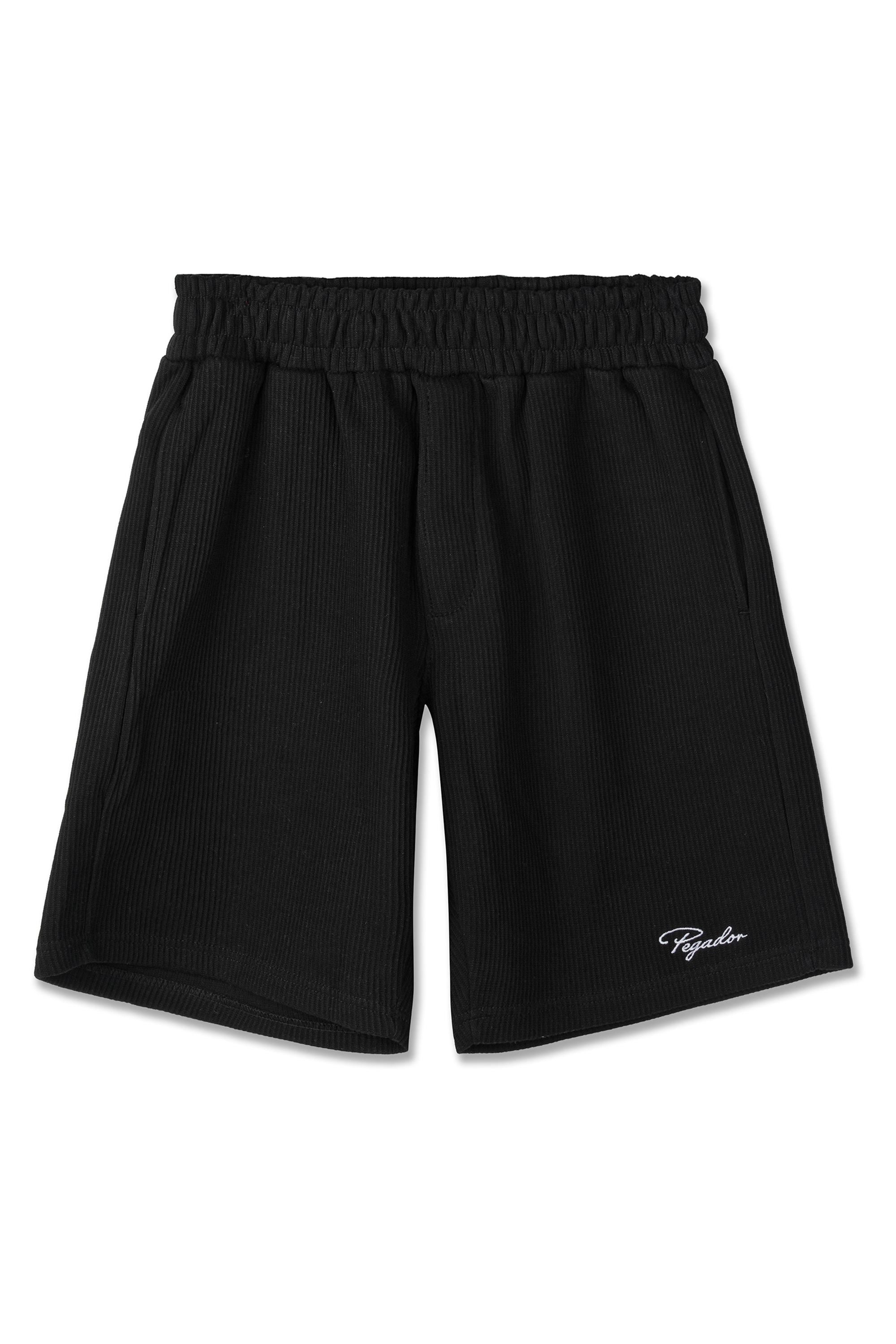 PEGADOR Shorts »Signar Heavy Rib Shorts«  Baumwolle, regular fit