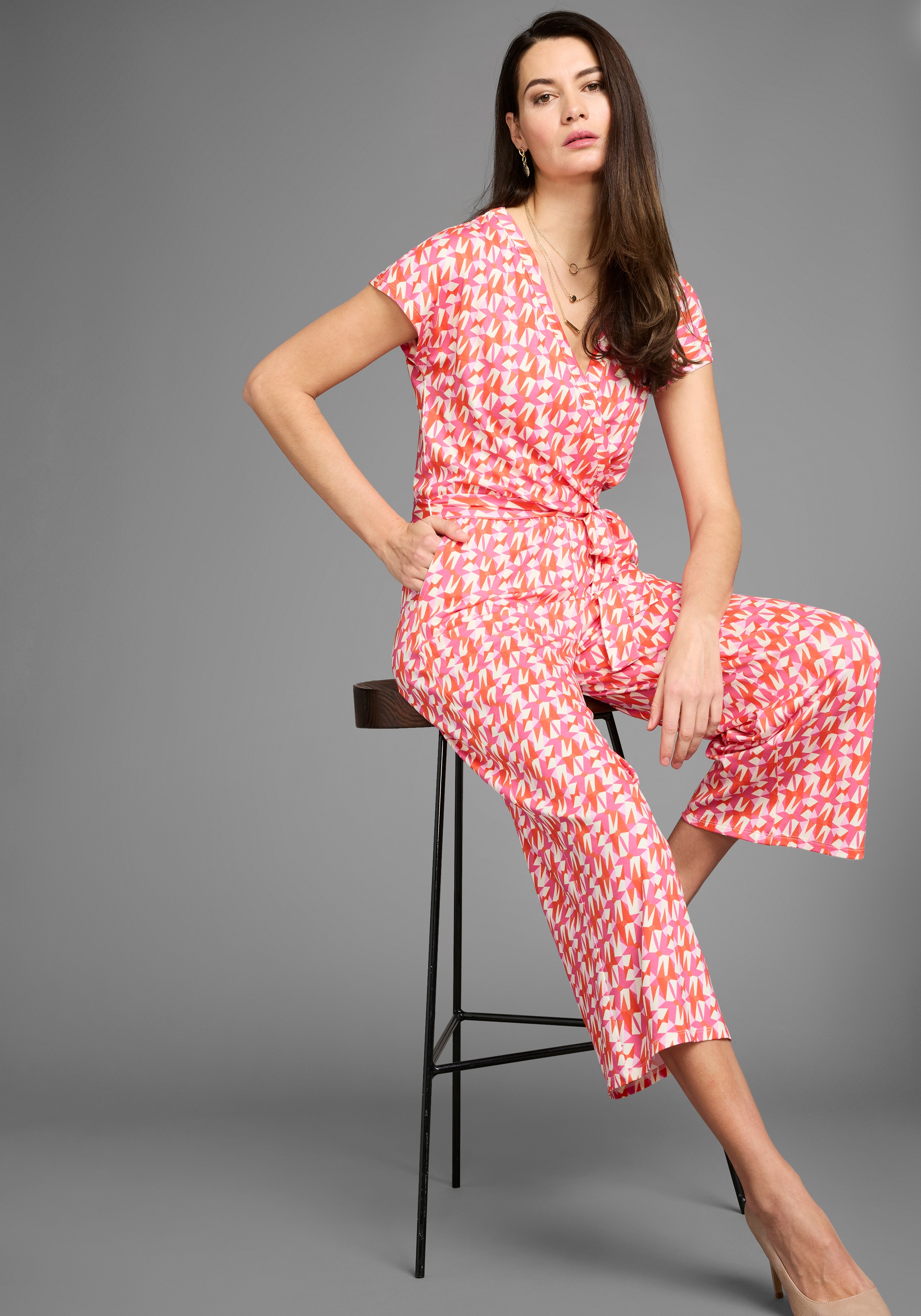 Thumbnail - HECHTER PARIS Culotte-Overall mit Wickelteil