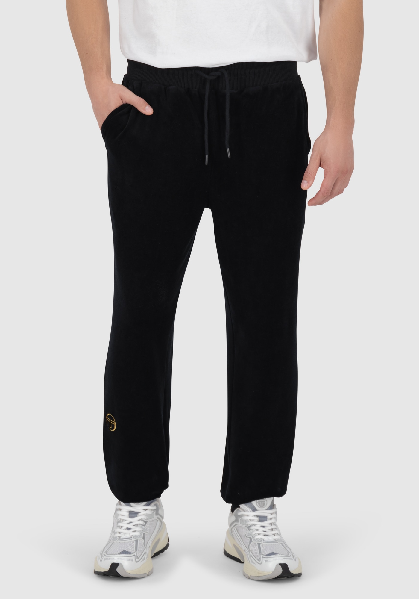 Sergio Tacchini Jogginghose »COURT VELOUR TRACK PANTS Herren«, Trainingshose Herren, Jogginghose, Retro, Sporthose, Streetwear, Sale