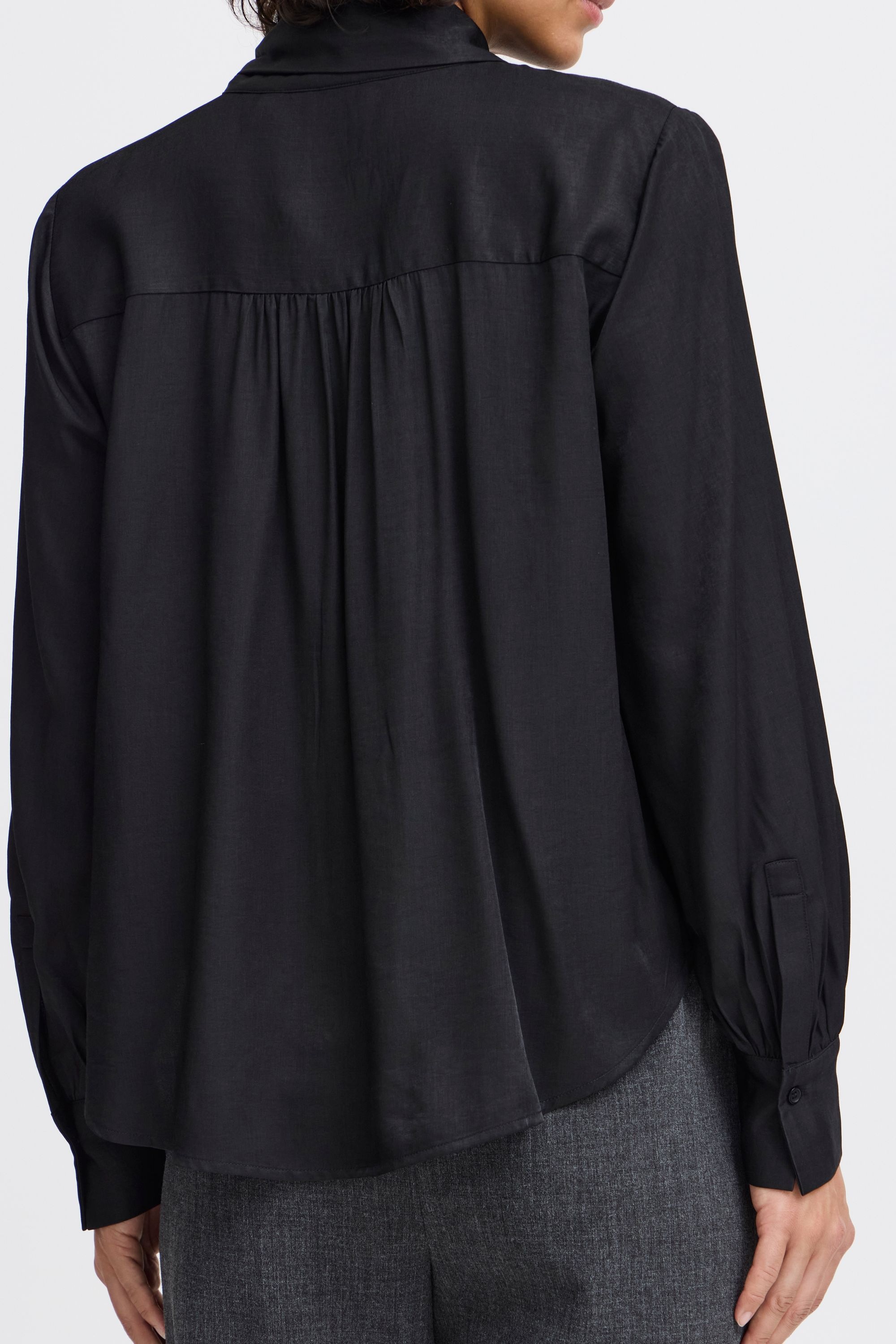 b.young Tunika »Langarmbluse BYHANYO BOW SHIRT -«