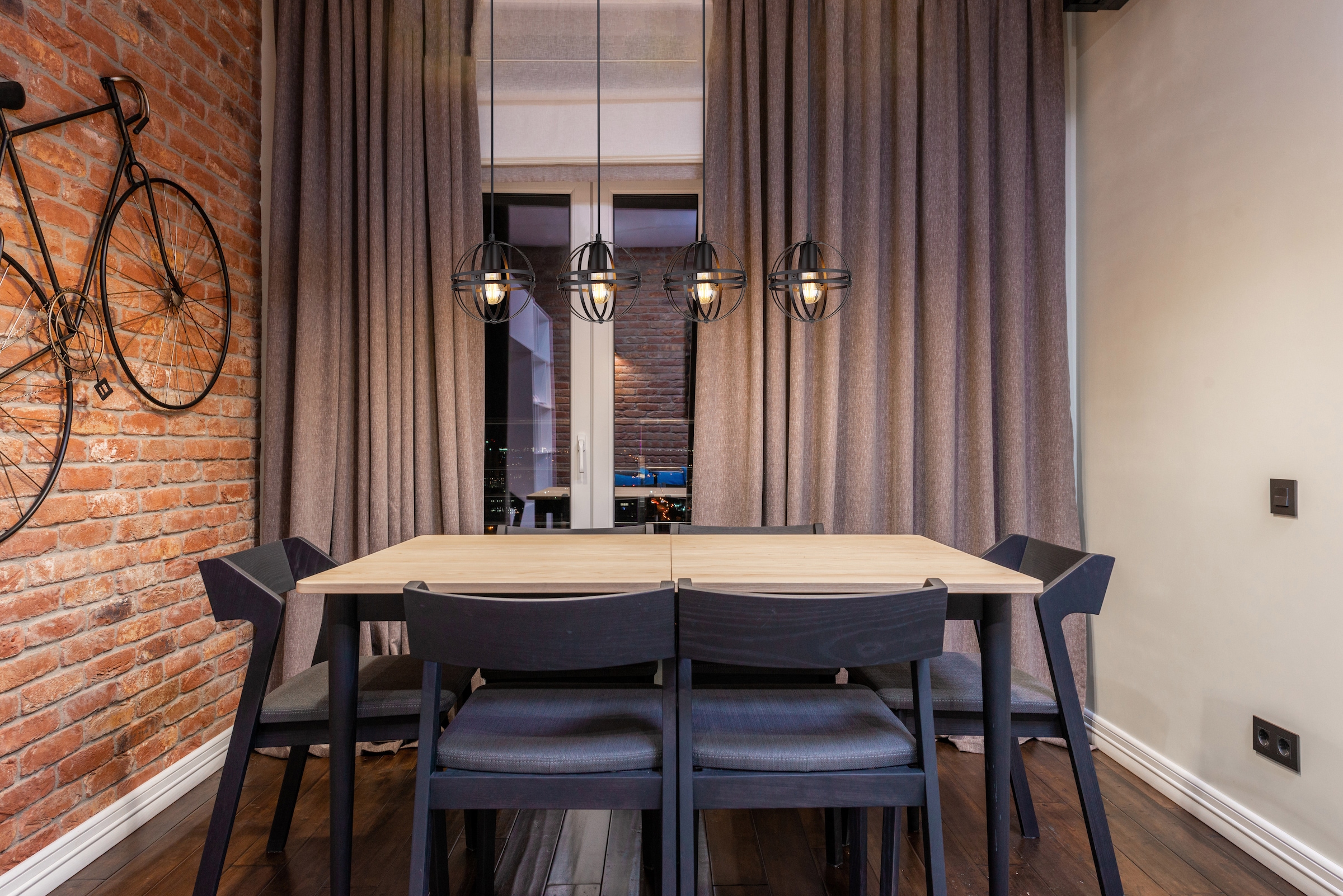 GLOBO LIGHTING Hängeleuchte »TAMARA« E27 1 Stk. Hängelampe Metall schwarz Kugeln Esszimmer Esstisch