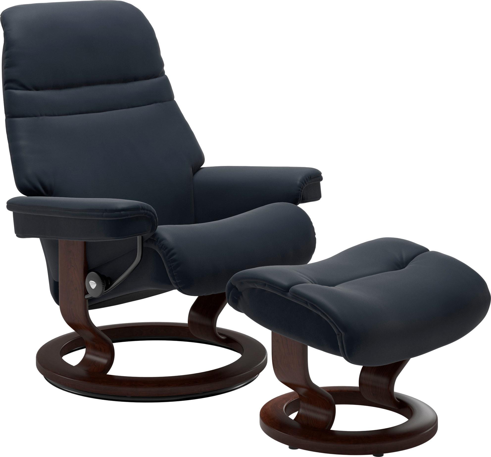 Stressless "Sunrise" mit Classic Base, Größe L, Gestell Braun, in 2 Lederqu günstig online kaufen