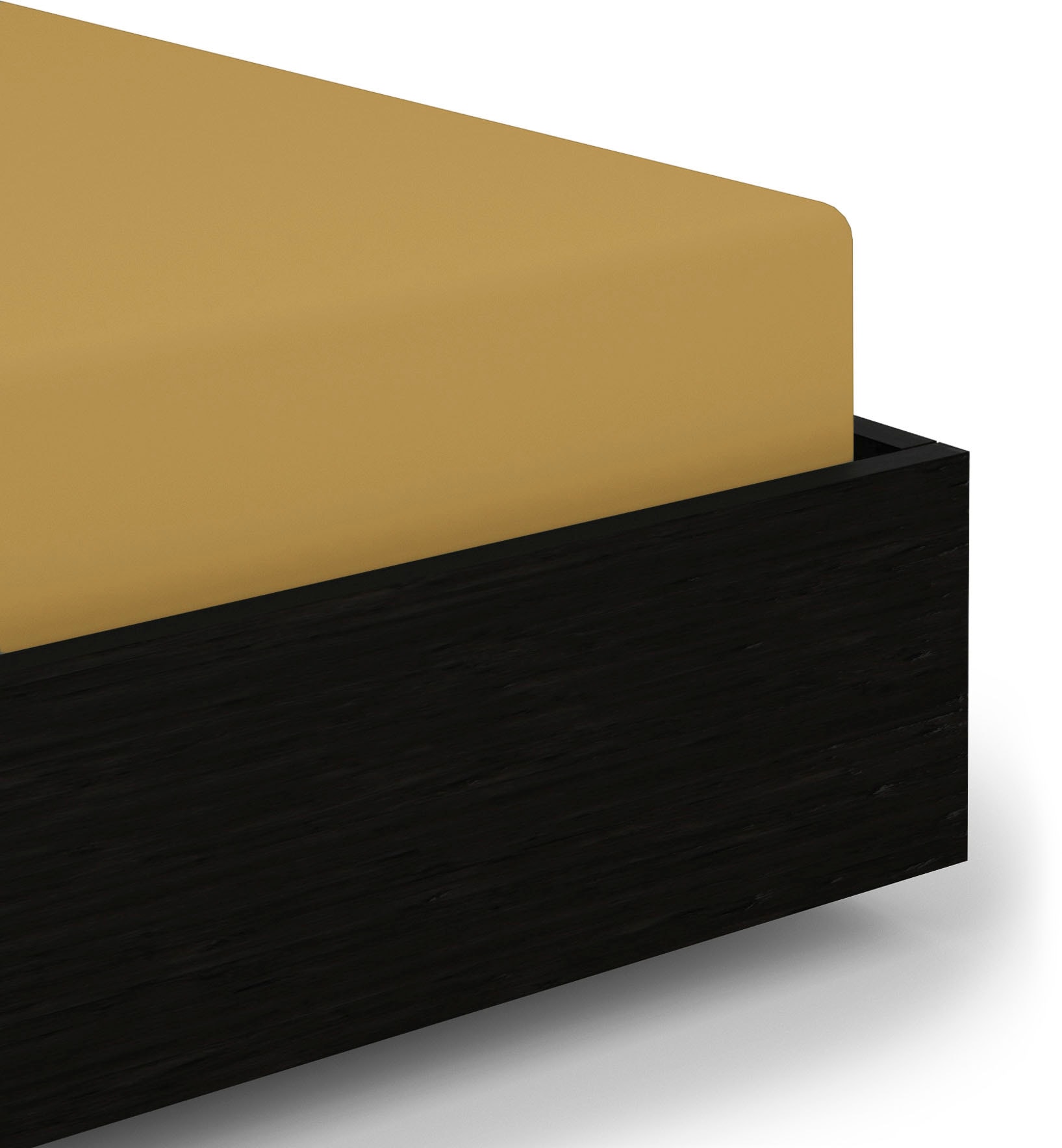 Heckett & Lane Spannbettlaken "Elementi" Laken aus 100% Baumwolle, hochwertiges Mako-Satin, Betttuch ab 90x200