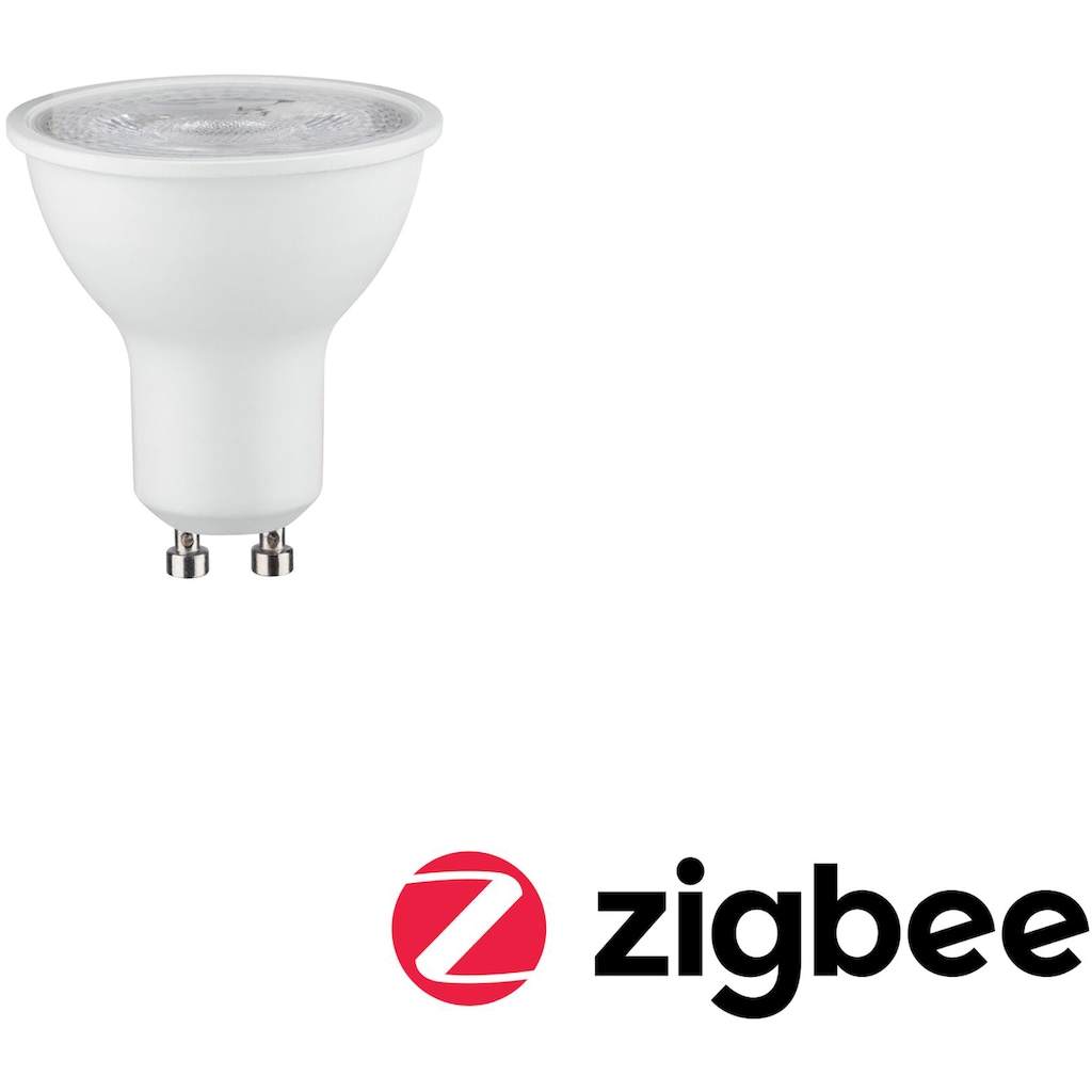 Paulmann LED-Leuchtmittel »Smart Home Zigbee Reflektor 5 W Matt GU10 2.700K Warmweiß«, GU10, 1 St., Warmweiß