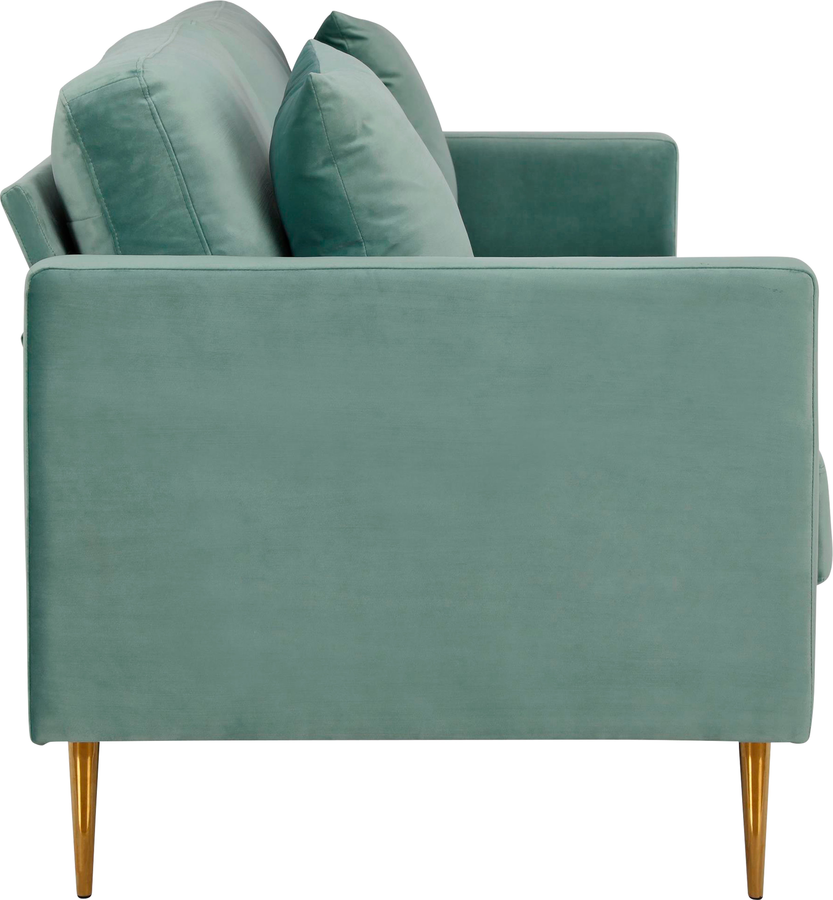 Thumbnail - CosmoLiving by Cosmopolitan 3-Sitzer "Highland" pflegeleichter Veloursbezug, Sitz und Rücken gepolstert, Sitzhöhe 46cm