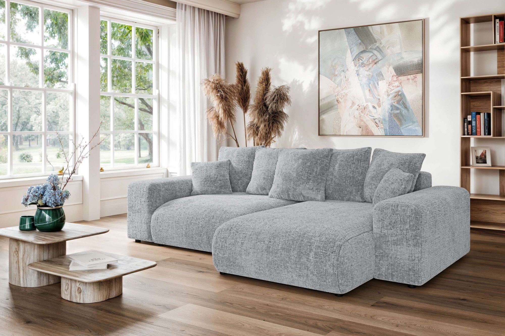 Home affaire Ecksofa "LAKESIDE mit Bettfunktion und Bettkasten, B/T/H 257/1 günstig online kaufen