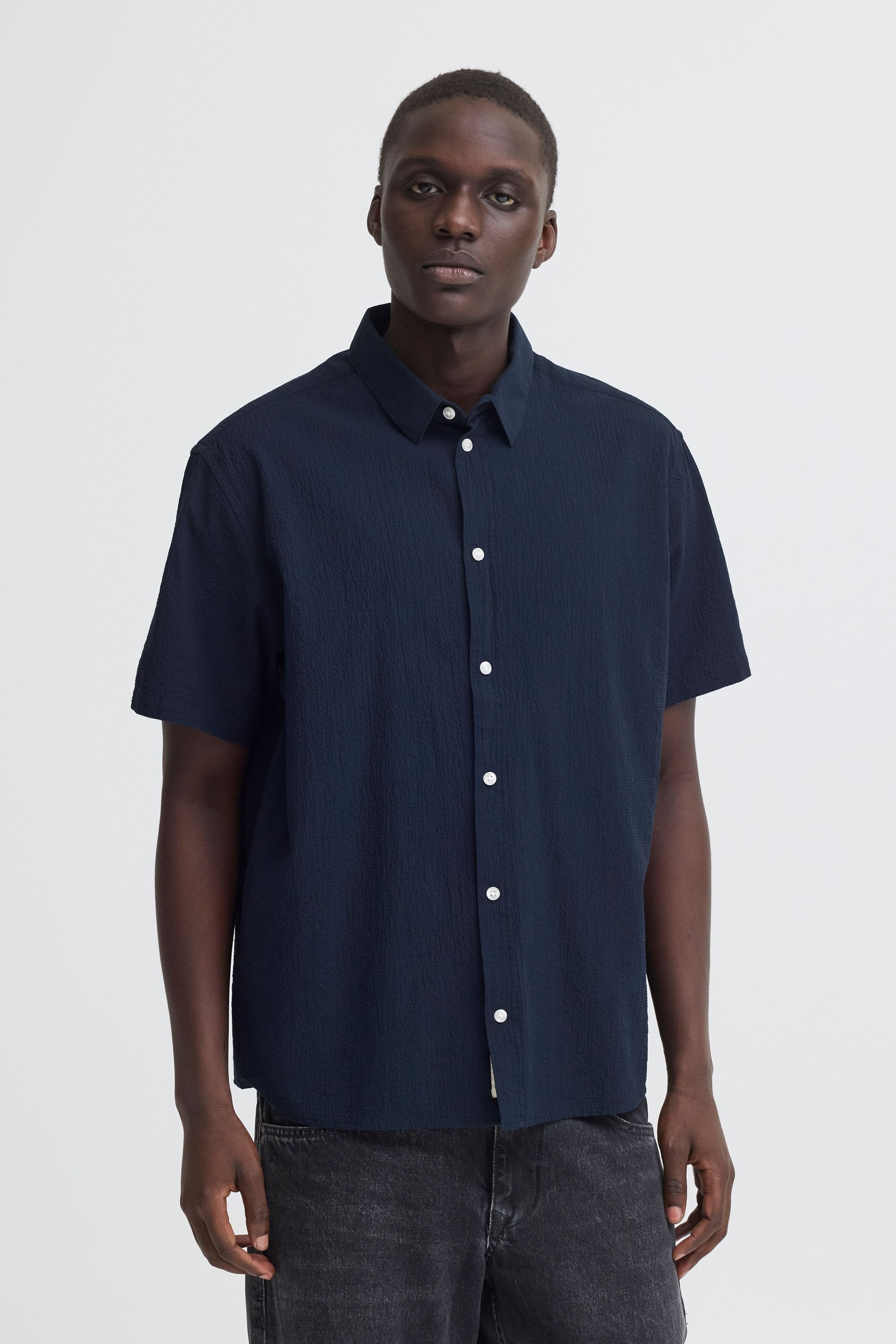 Blend Kurzarmhemd "BHAvan" Bequemes Kurzarmhemd mit klassischem Kragen günstig online kaufen