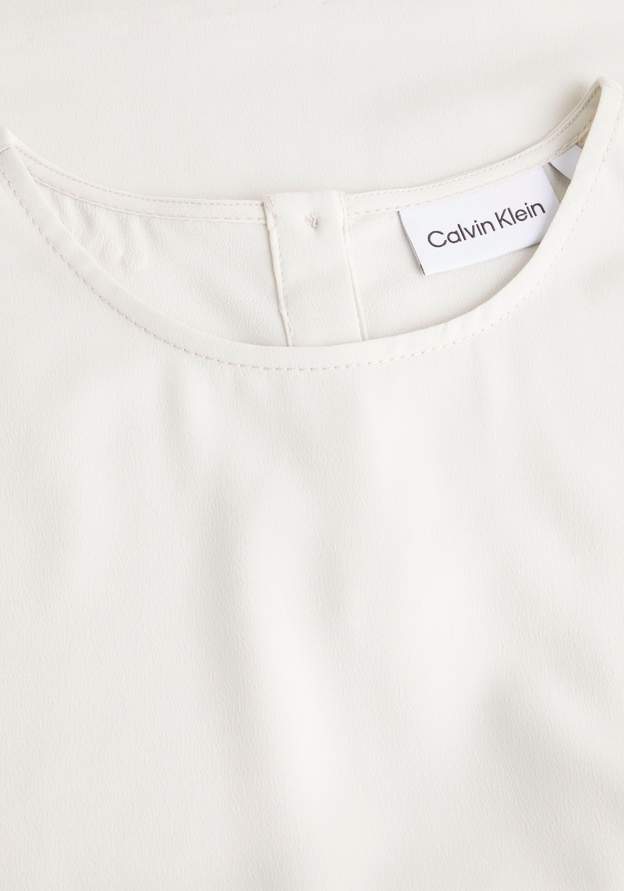 Calvin Klein Blusentop, mit bestellen | BAUR für Runhalsausschnitt