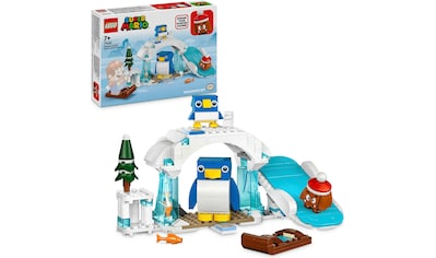 Konstruktionsspielsteine »Schneeabenteuer mit Familie Pinguin (71430), LEGO Super...