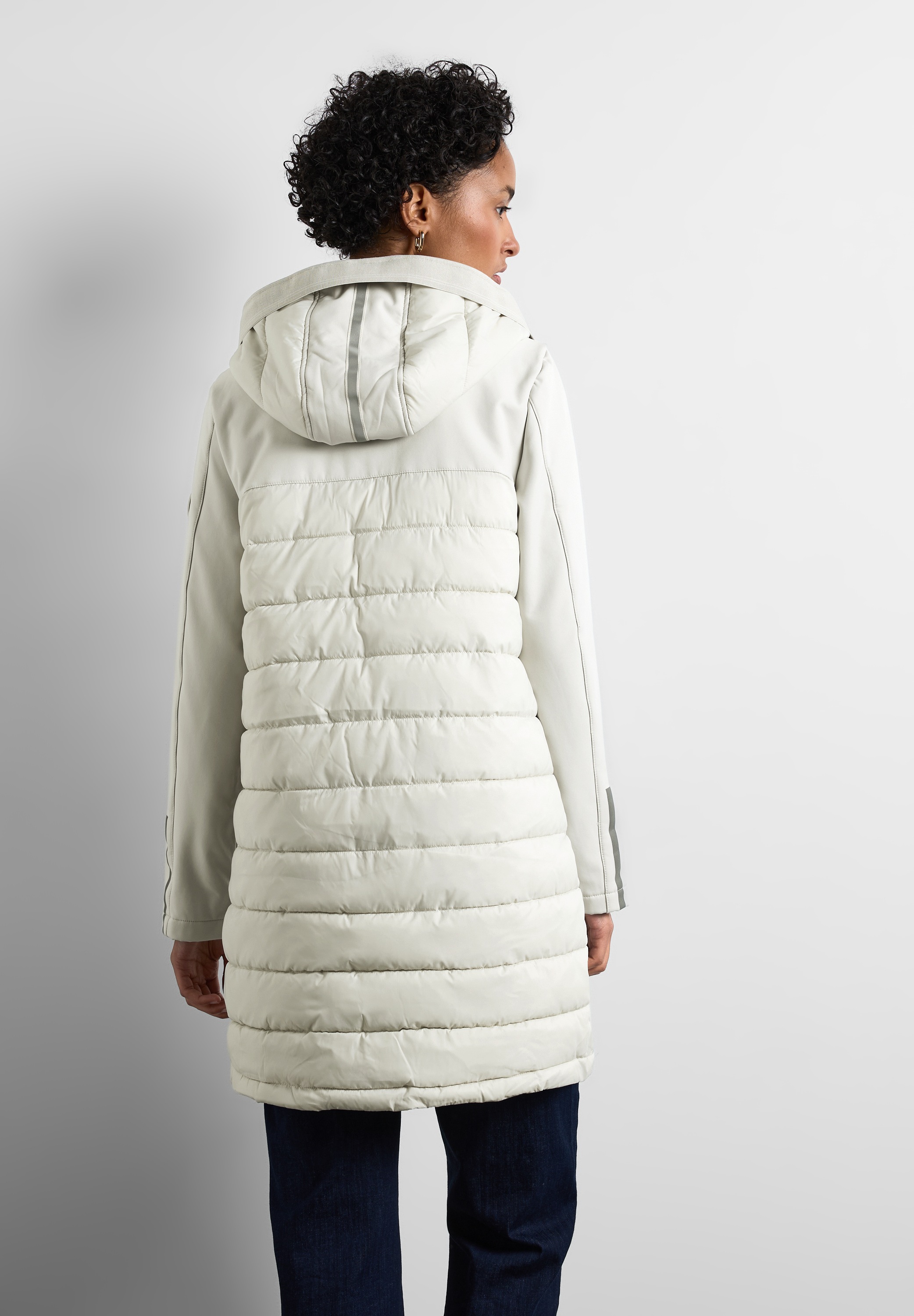 STREET ONE Softshelljacke, mit Kapuze, mit Kapuze mit Tunnelzugband